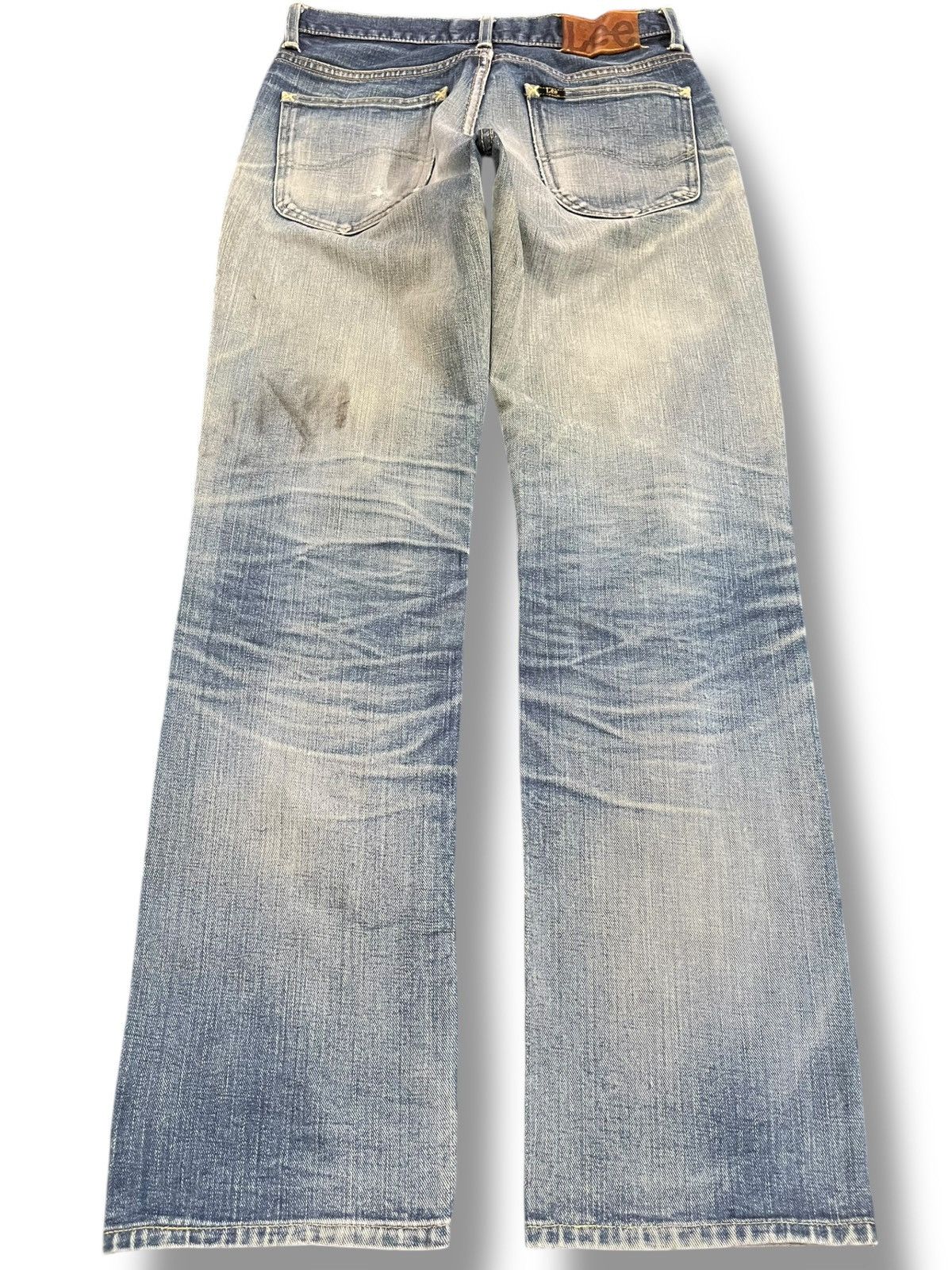 Lee Vintage Lee Riders Faded Clawmark Distressed Denim Size US 30 / EU 46 - 6 Thumbnail