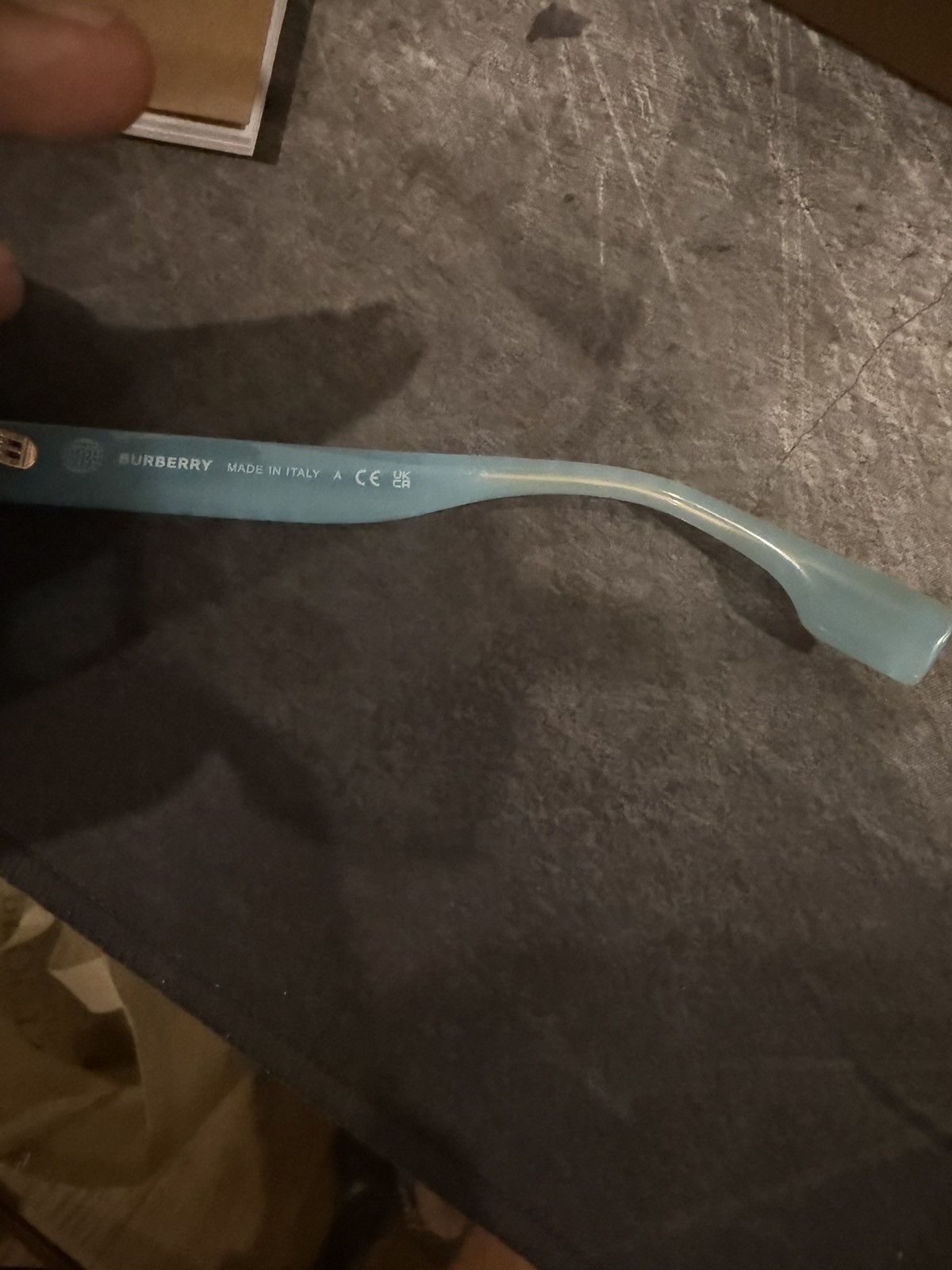 Burberry Burberry Blue Sunglasses Size ONE SIZE - 3 Thumbnail
