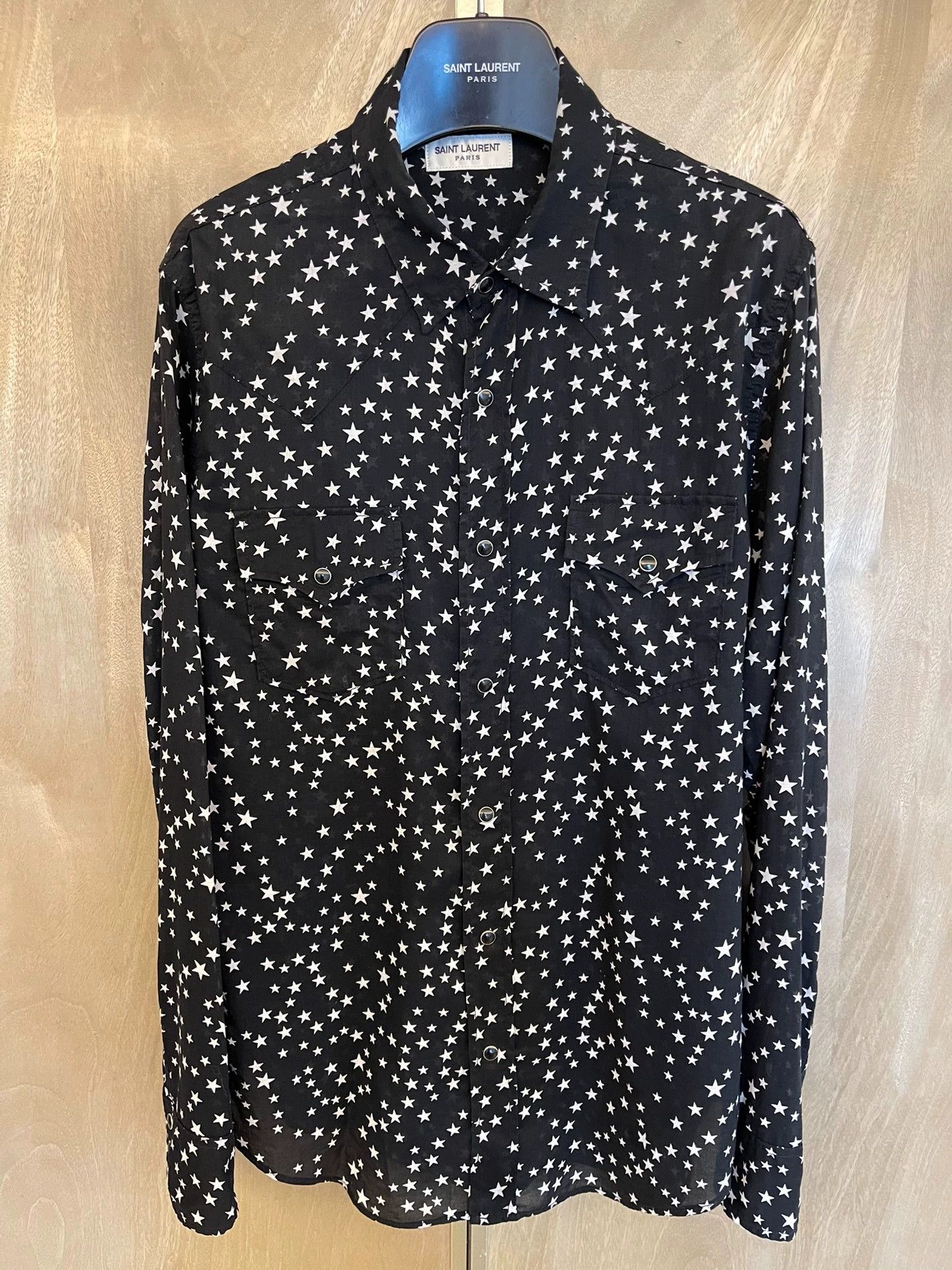 Saint Laurent Paris Saint Laurent Paris Star element shirt Size US M / EU 48-50 / 2 - 1 Thumbnail