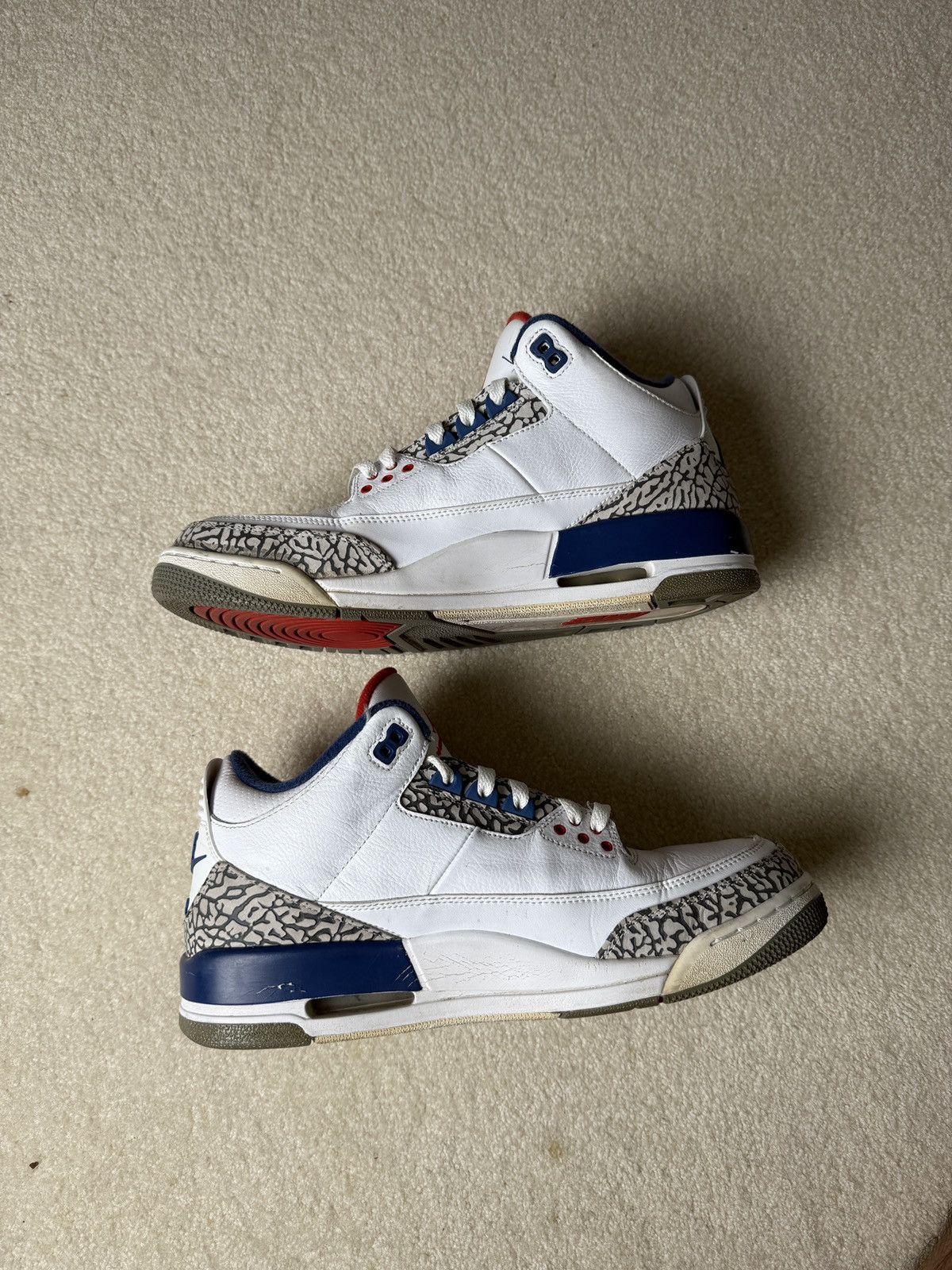 Jordan Brand × Nike Air Jordan 3 “True Blue” 2016 Size US 11 / EU 44 - 2 Thumbnail