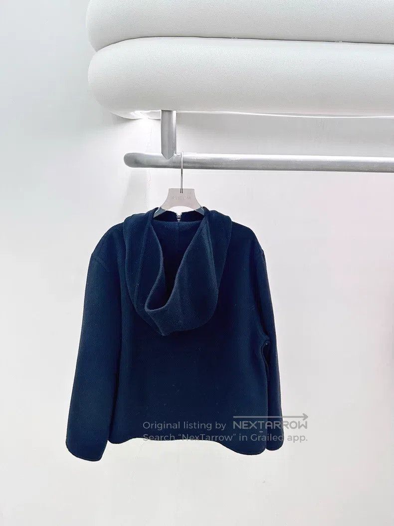 Hermes Hermes Solid black hooded zipper sweater Size XS / US 0-2 / IT 36-38 - 2 Thumbnail