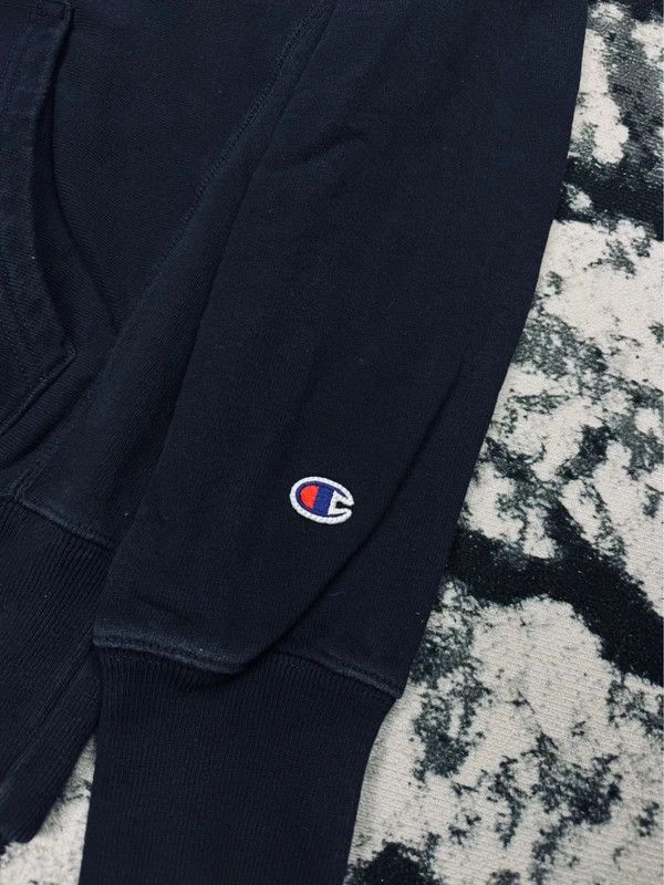 Champion Champion reverse weave navy blue S logo hoodie Size US S / EU 44-46 / 1 - 3 Thumbnail