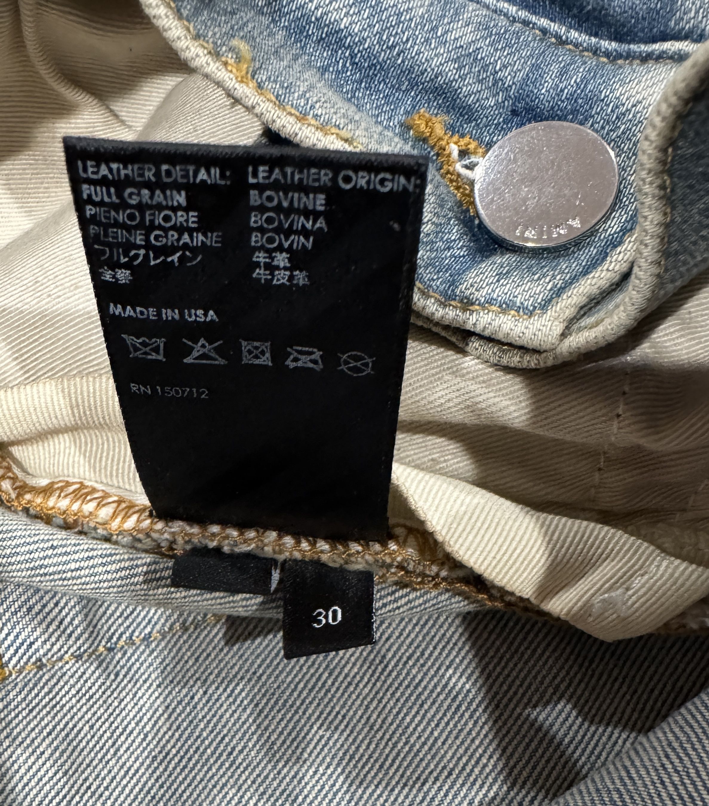 Amiri AMIRI STACK JEANS SIZE 30 Size US 30 / EU 46 - 9 Thumbnail