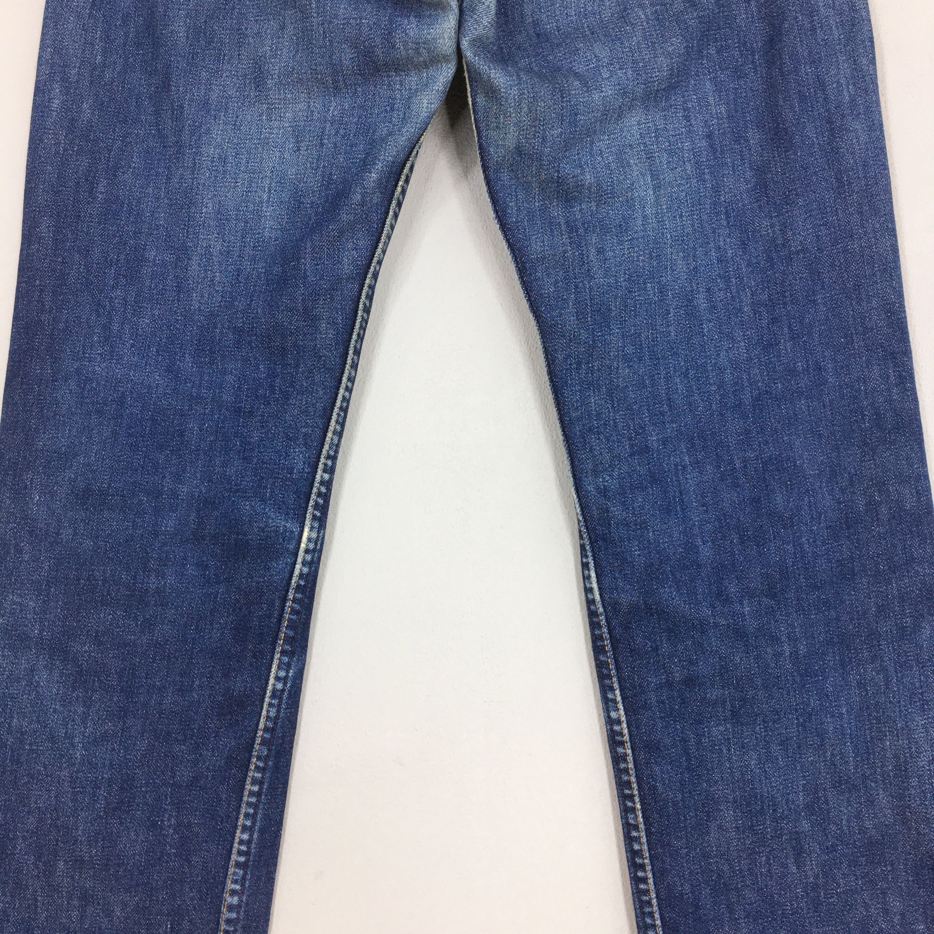 Levi's Size 29x26.5 Vintage 90s Levi's 501 Faded Blue Jeans S740 Size US 29 - 11 Thumbnail