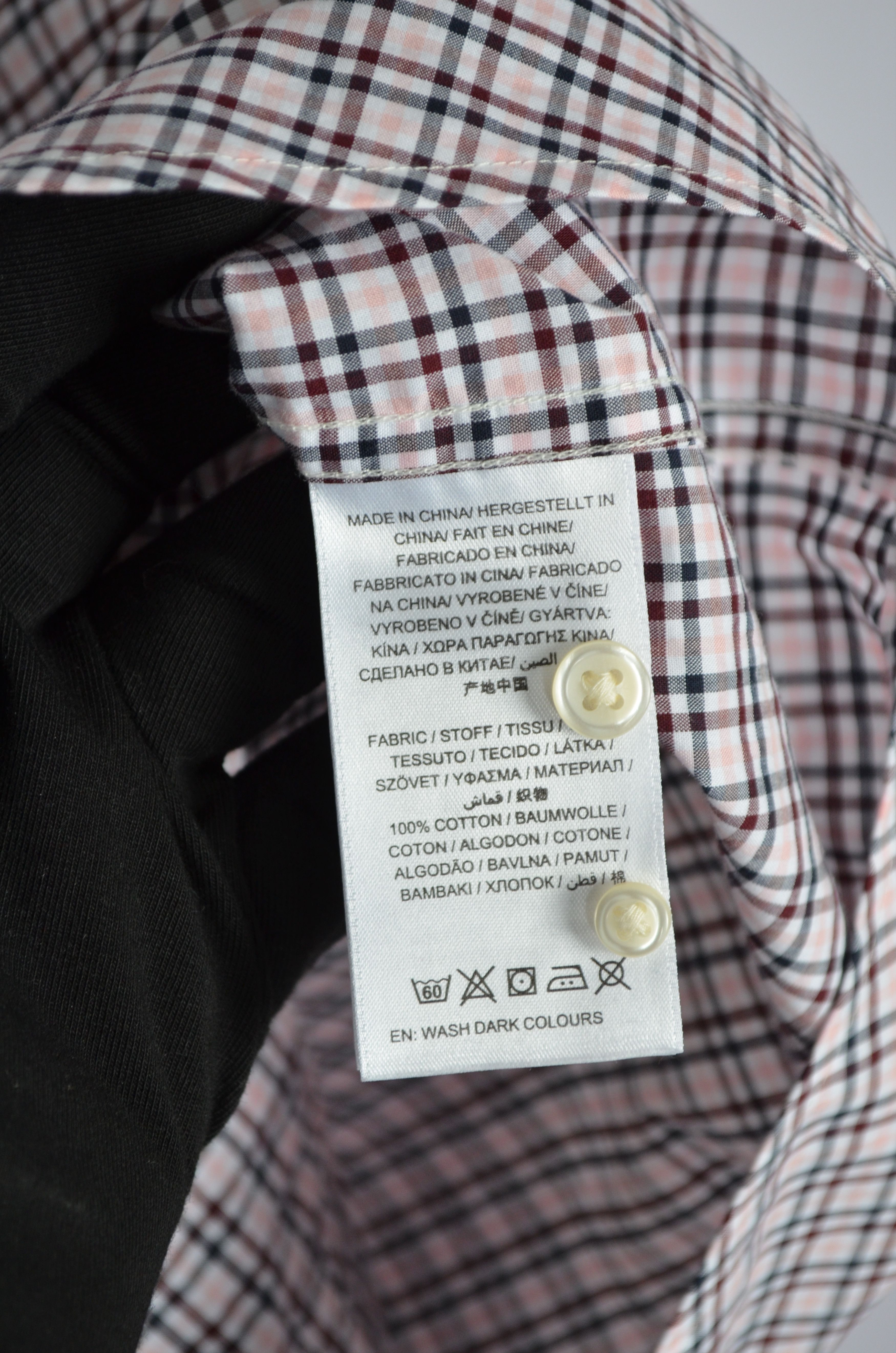 Designer × Gant GANT White Pink Check Shirt Gingham Regular Size M Size US M / EU 48-50 / 2 - 5 Thumbnail