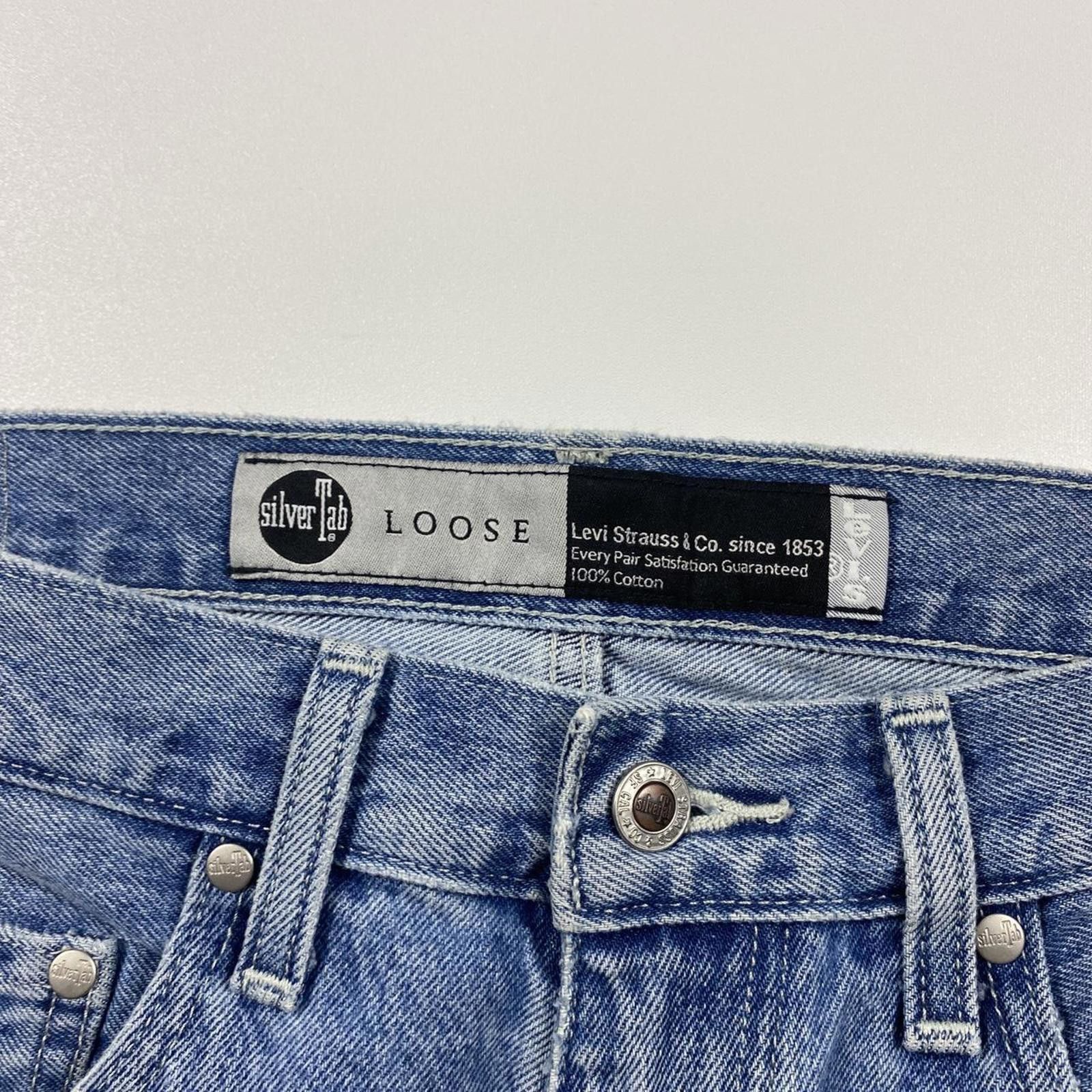 Levi's 2000s Levi Silver Tab Jeans Size US 34 / EU 50 - 3 Thumbnail
