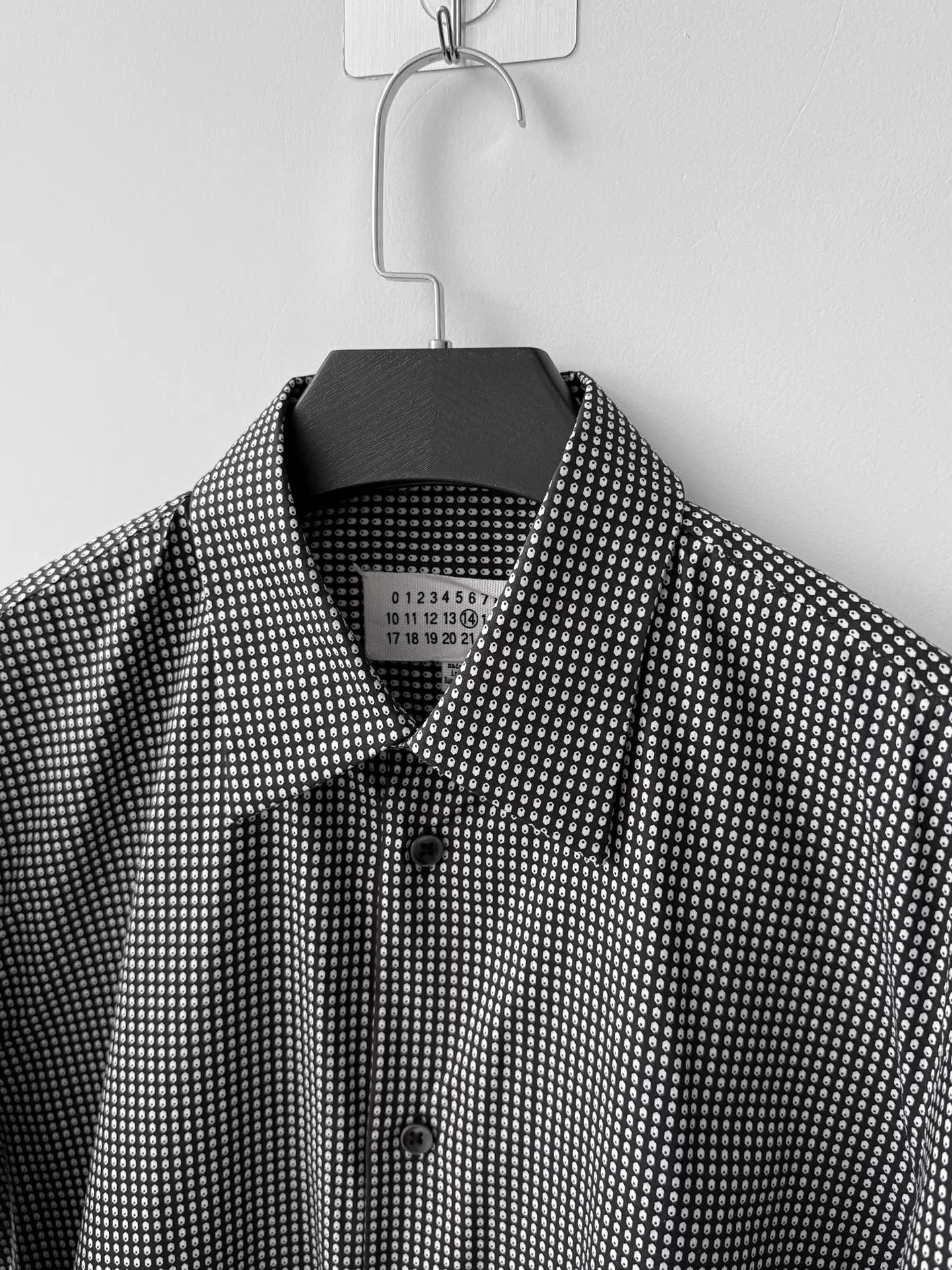 Other MMM F/W15 Solid Textured Shirt Black & White 48 Size US M / EU 48-50 / 2 - 4 Thumbnail