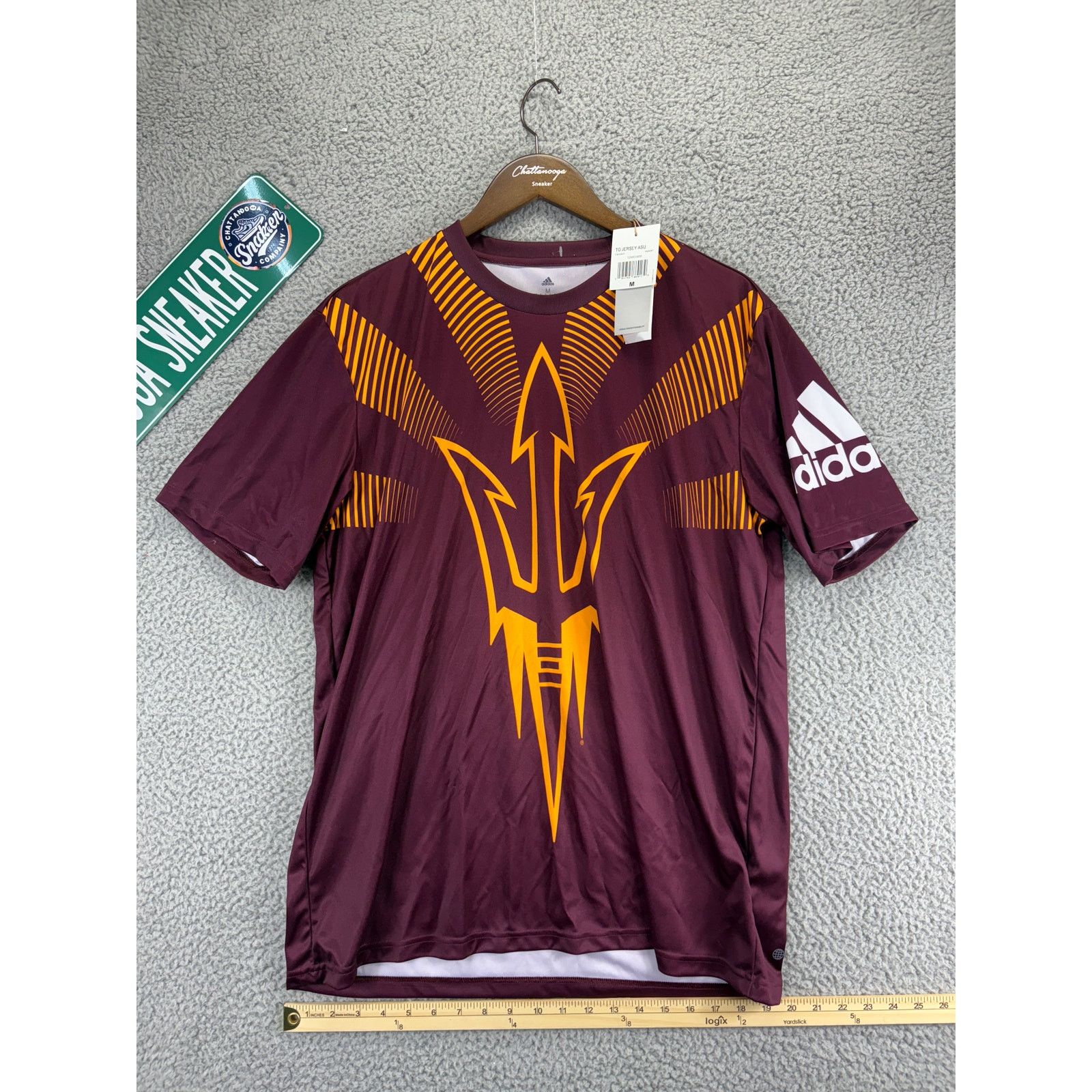 Adidas Adidas Jersey ASU Soccer Jersey Men Medium Arizona Sun Devil Size US M / EU 48-50 / 2 - 1 Thumbnail