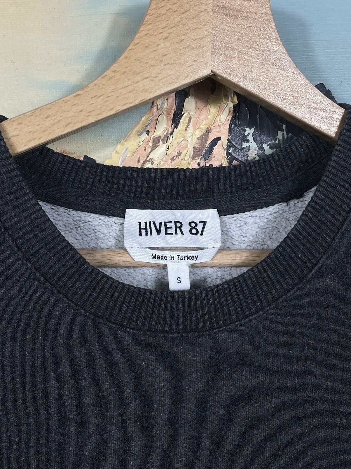A.P.C. × Designer Grey APC Paris Crewneck Jumper Pull Knitwear Big Logo Size US S / EU 44-46 / 1 - 6 Thumbnail
