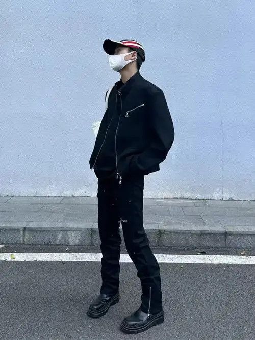 Jean punk zipper carpenter utility flared pants Size US 34 / EU 50 - 2 Thumbnail