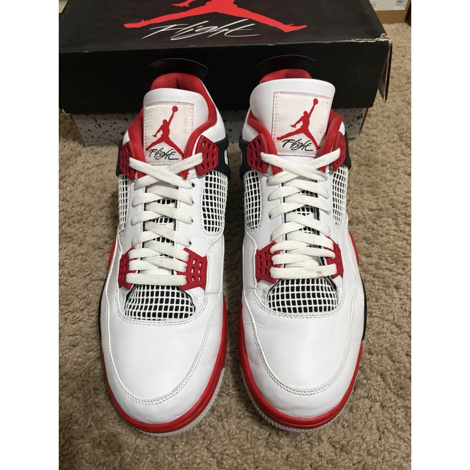 Jordan Brand Size 13 - Jordan 4 Retro Fire Red (2020) (DC7770-160) Size US 13 / EU 46 - 4 Thumbnail