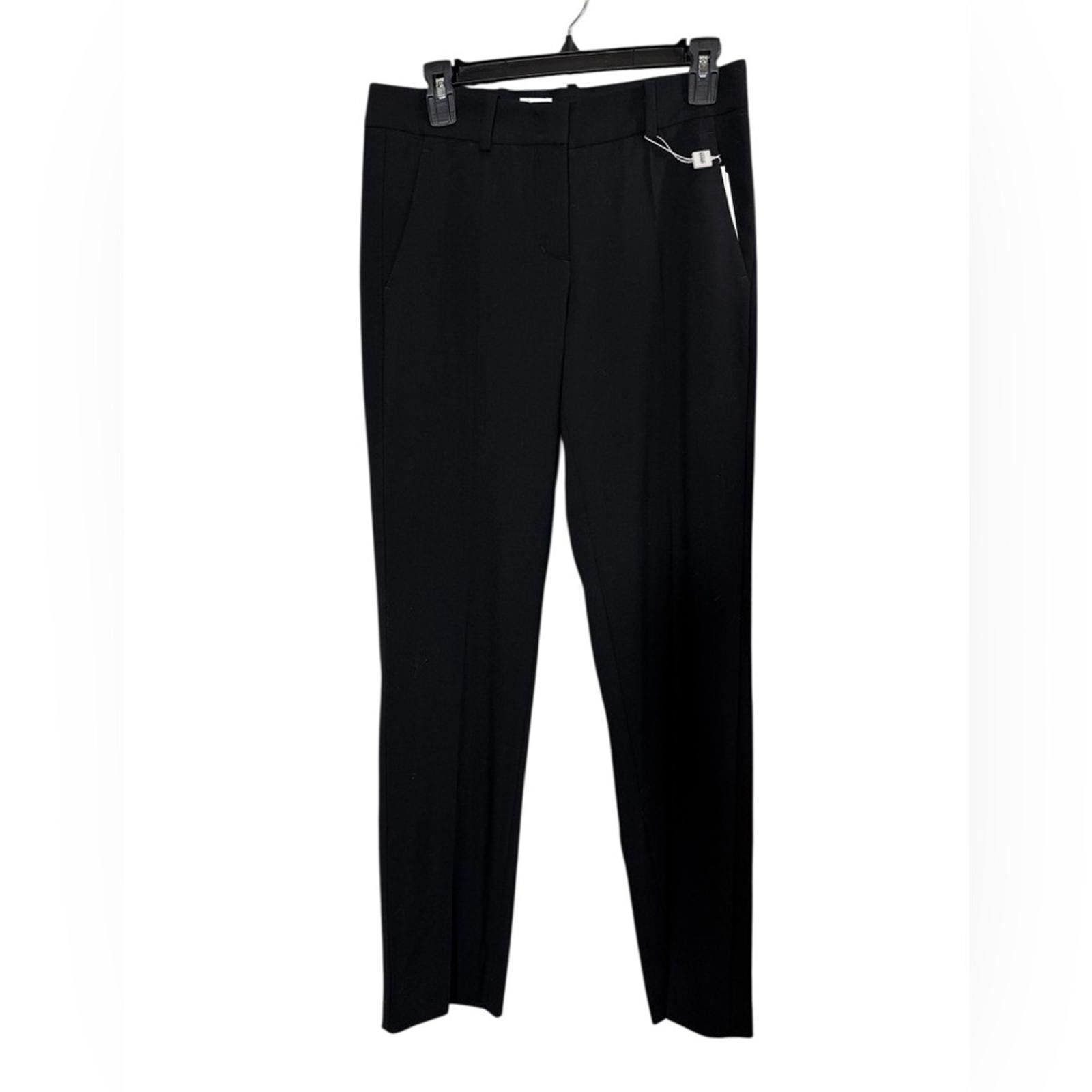 Armani Collezioni Armani Collezioni Women’s Classic Black Straight Leg Pants Size 27" / US 4 / IT 40 - 1 Thumbnail