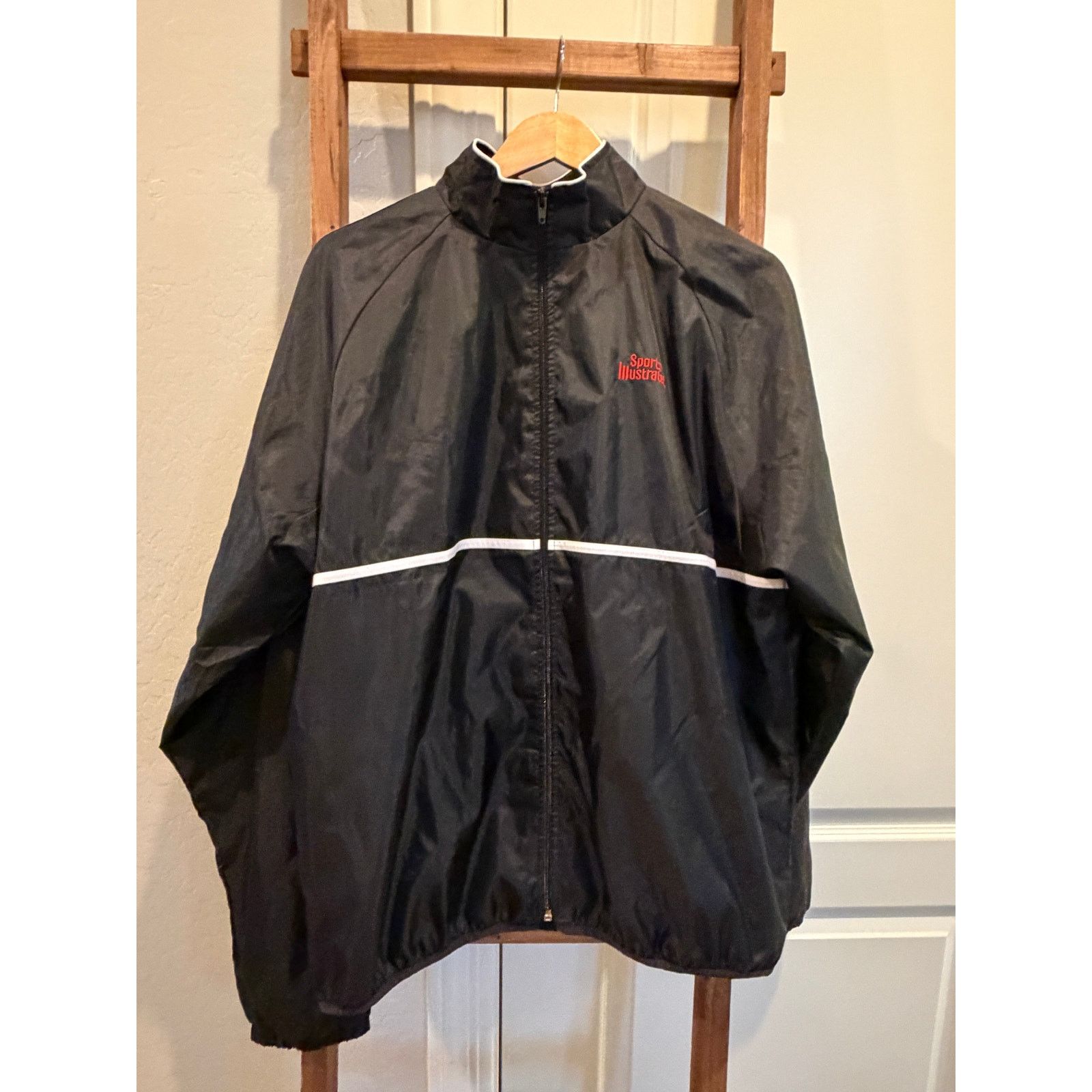 Unowned Black & white Sports illustrated Fullzip windbreaker-XL Size US XL / EU 56 / 4 - 1 Thumbnail