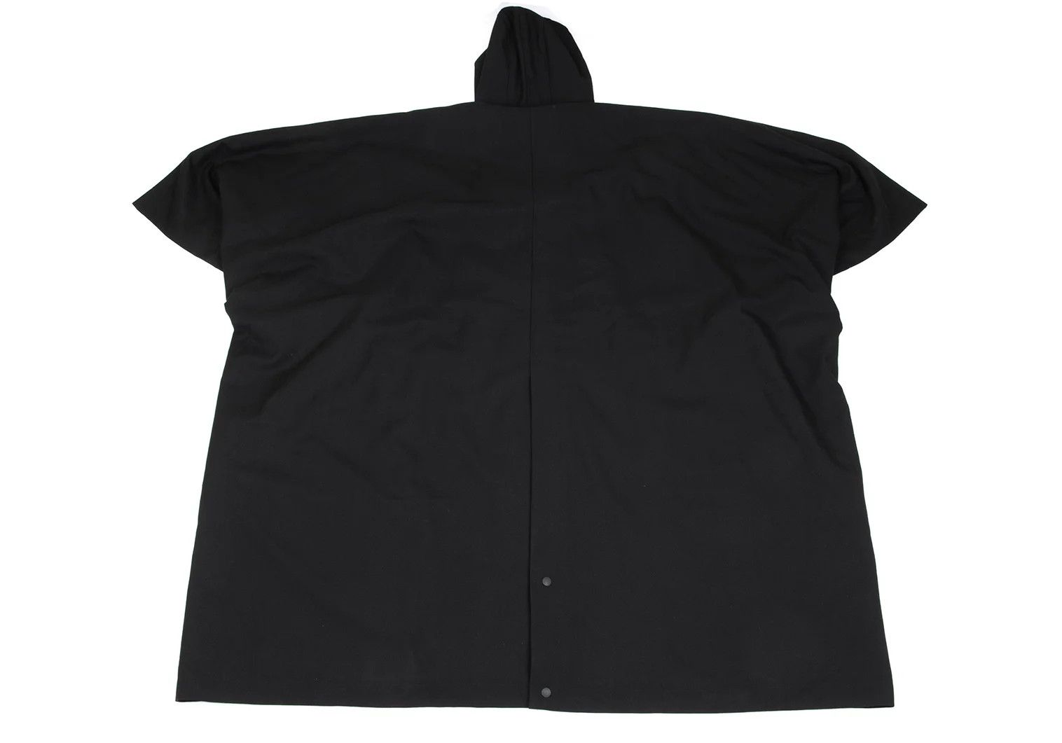 Yohji Yamamoto Yohji Yamamoto Mesh-Lined Wool Poncho Coat Size US L / EU 52-54 / 3 - 11 Thumbnail