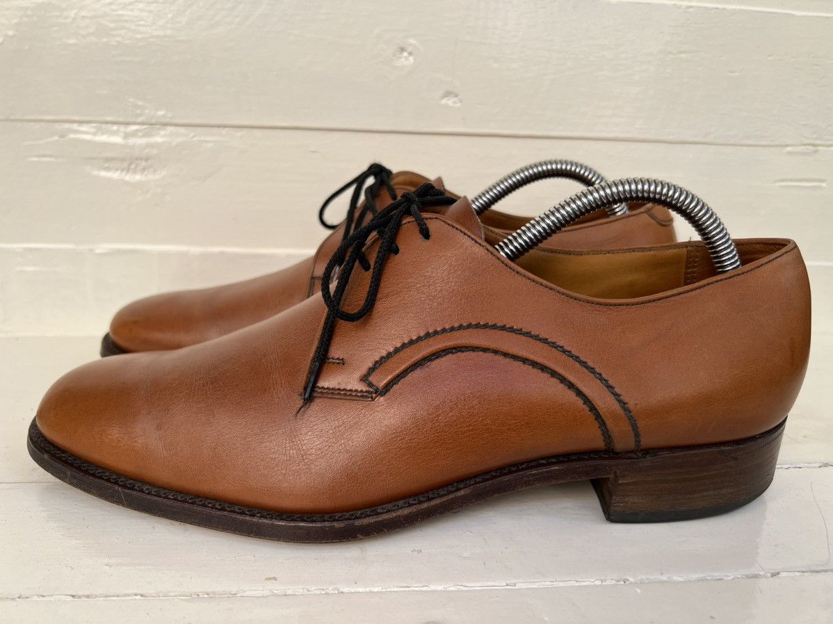 Crockett & Jones VTG Crockett & Jones Brown Leather Derby Dress Shoes Size US 9 / EU 42 - 4 Thumbnail
