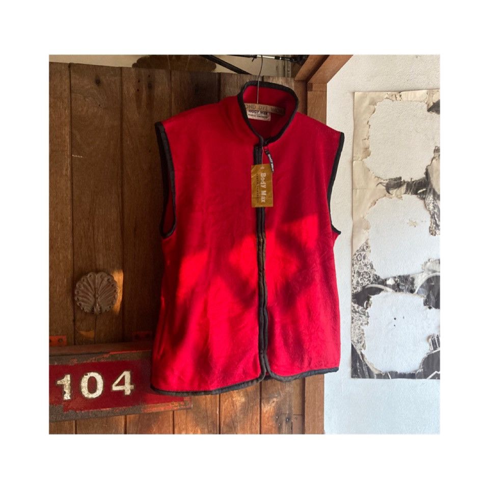 Kansai Yamamoto Vintage NOS Body Max By Kansai Yamamoto Fleece Vest Size US M / EU 48-50 / 2 - 1 Thumbnail