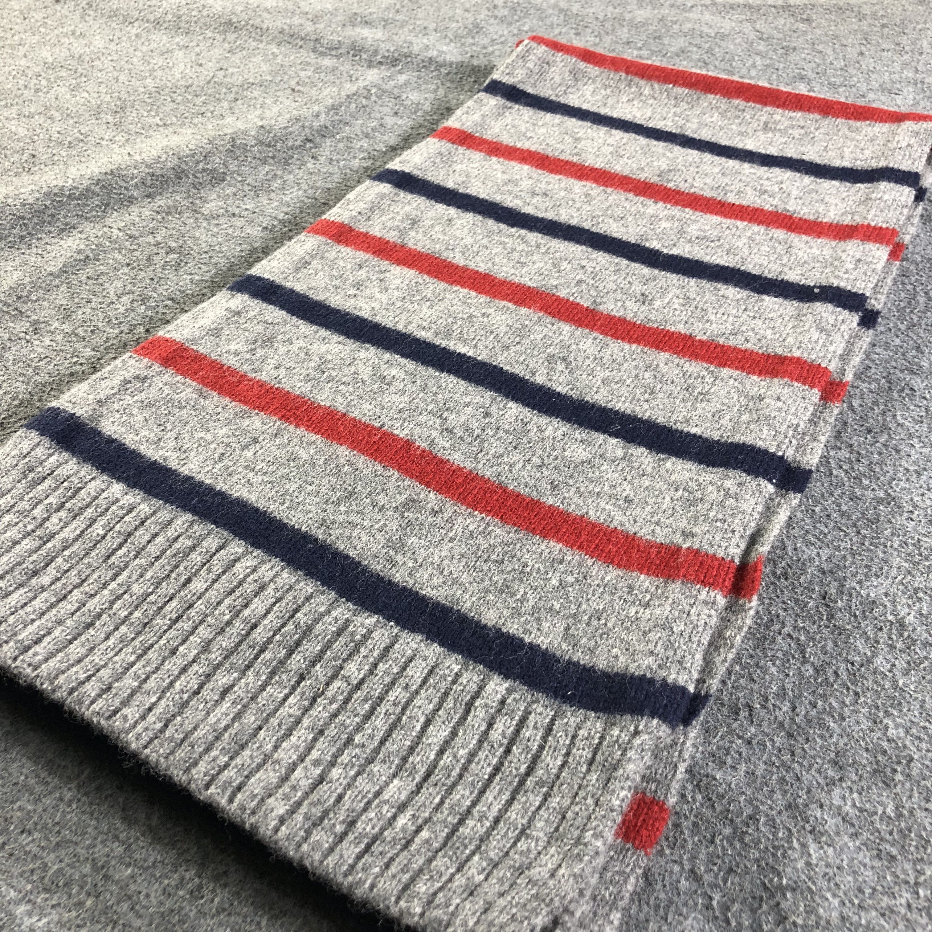 Brooks Brothers '346' Brooks Brothers Striped Wool Scarf Muffler V1920 Size ONE SIZE - 4 Thumbnail