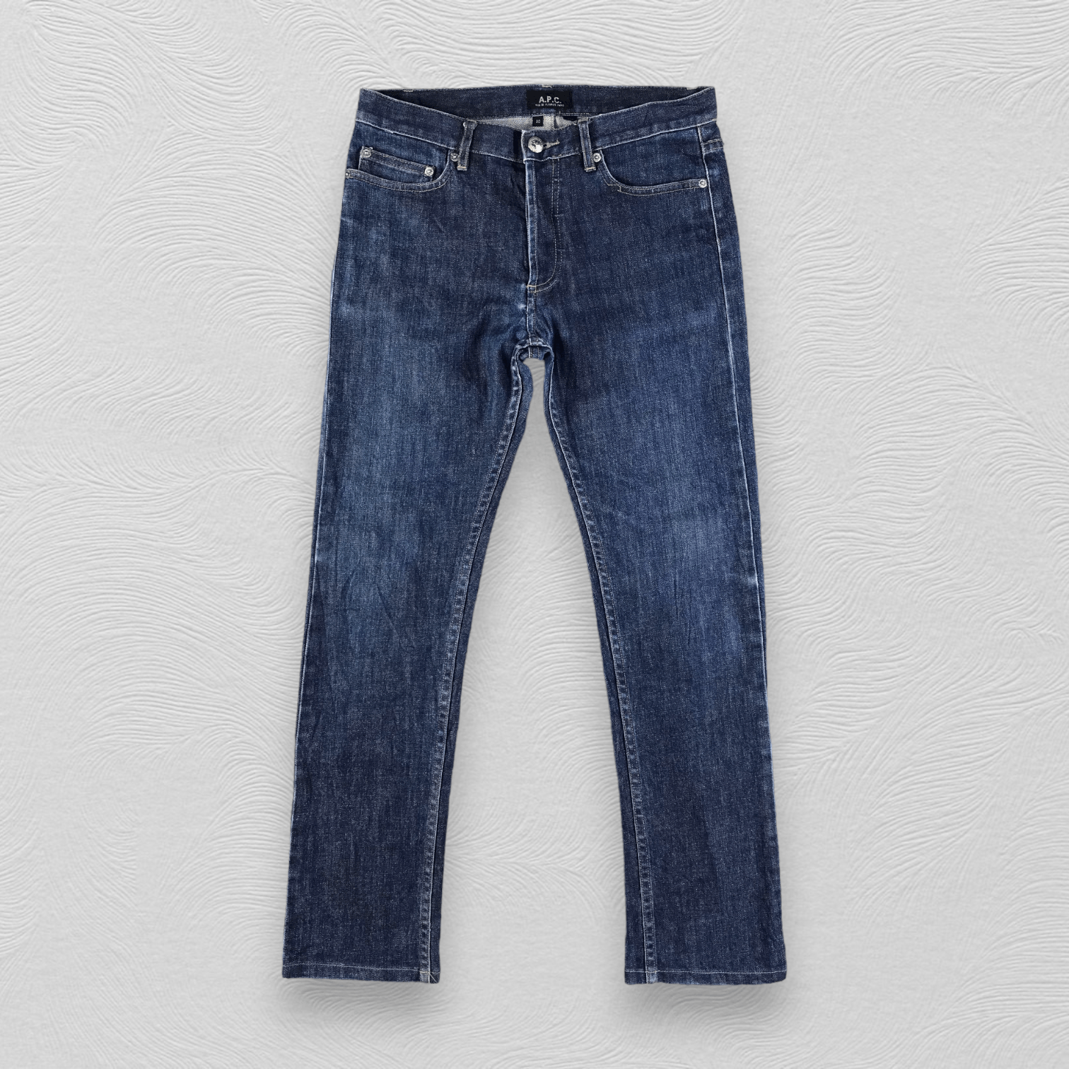 A.P.C. APC Rue De Fleurus Paris Jeans Dark Wash Denim KJ1823 Size US 30 / EU 46 - 1 Thumbnail
