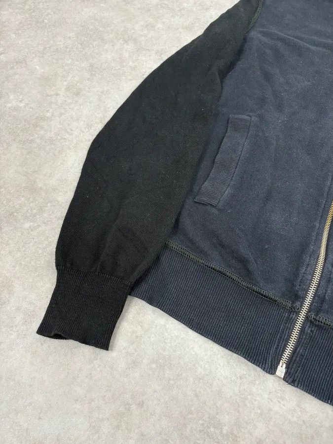 Dolce & Gabbana 2000s Dolce & Gabbana Two Tone Black & Navy Zip Hoodie Size US S / EU 44-46 / 1 - 6 Thumbnail