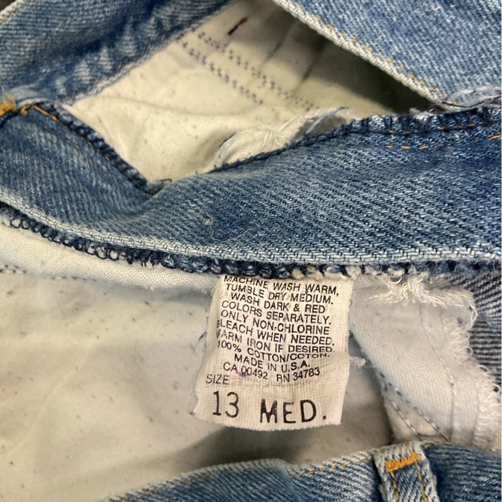 Lee Vintage 80’s Lee Sky Riders High-Waisted Jeans Size 28" / US 6 / IT 42 - 5 Thumbnail