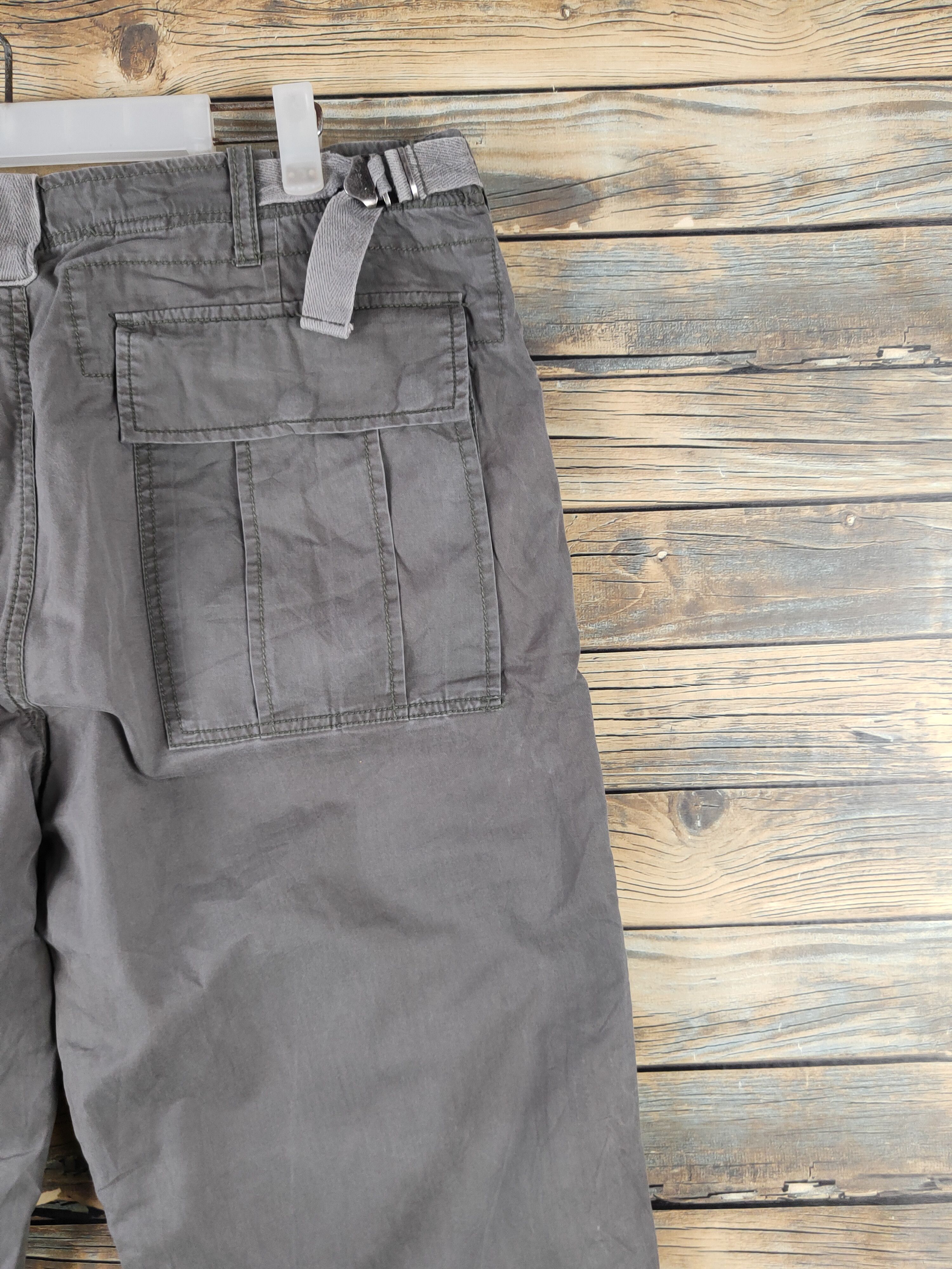 Japanese Brand DL Public Space 1 Olive Multipocket Cargo Pants #1322 Size US 34 / EU 50 - 10 Thumbnail