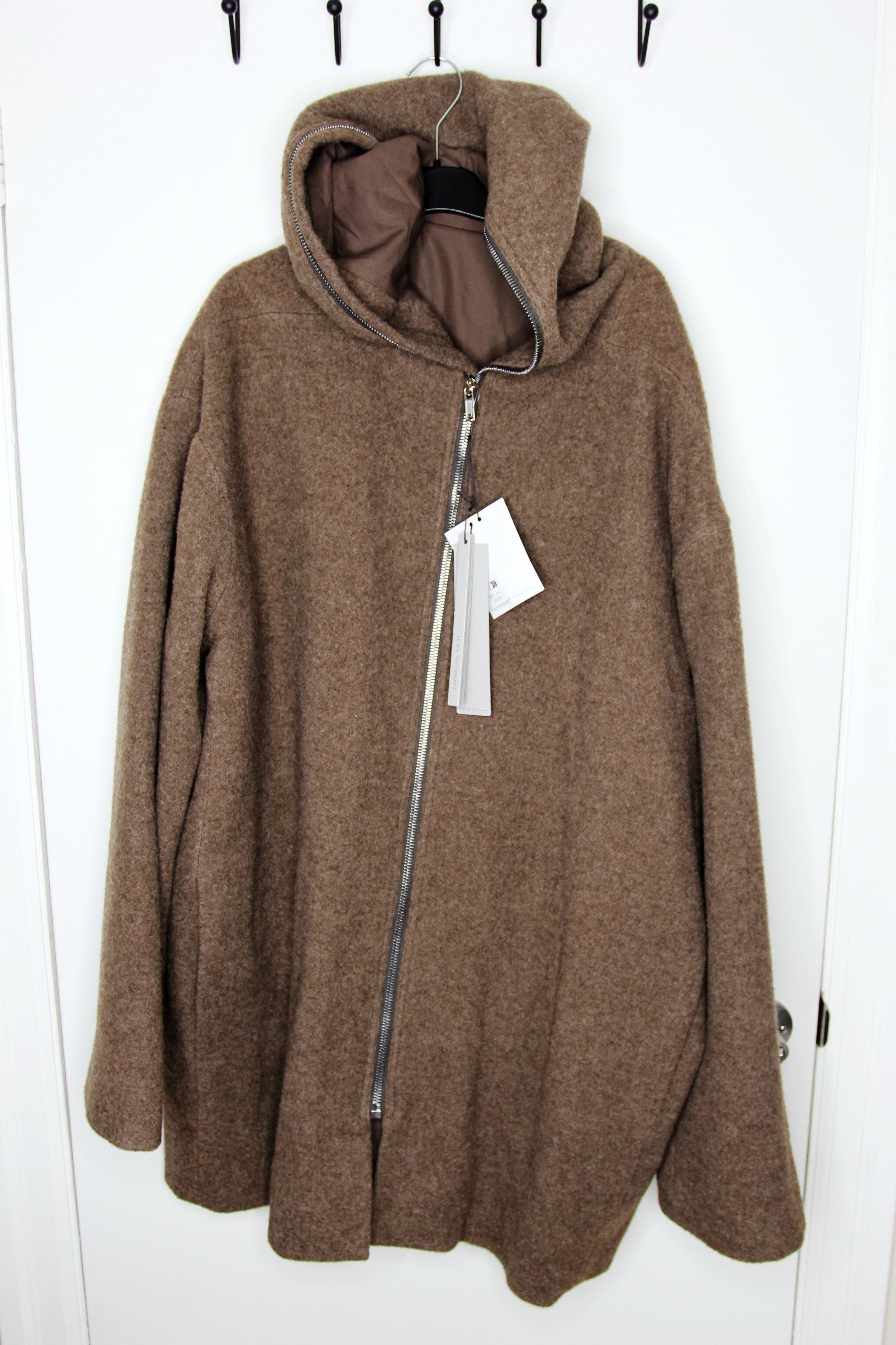 Rick Owens BNWT AW24 RICK OWENS "PORTERVILLE" HOODED GIMP ROBE COAT 48 Size US M / EU 48-50 / 2 - 2 Thumbnail