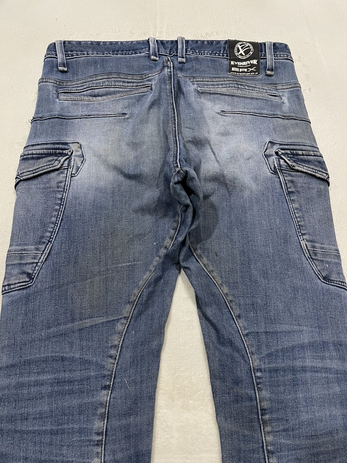 Japanese Brand Vintage Evenriver Distress Mudwash Denim Jeans Size US 32 / EU 48 - 12 Thumbnail