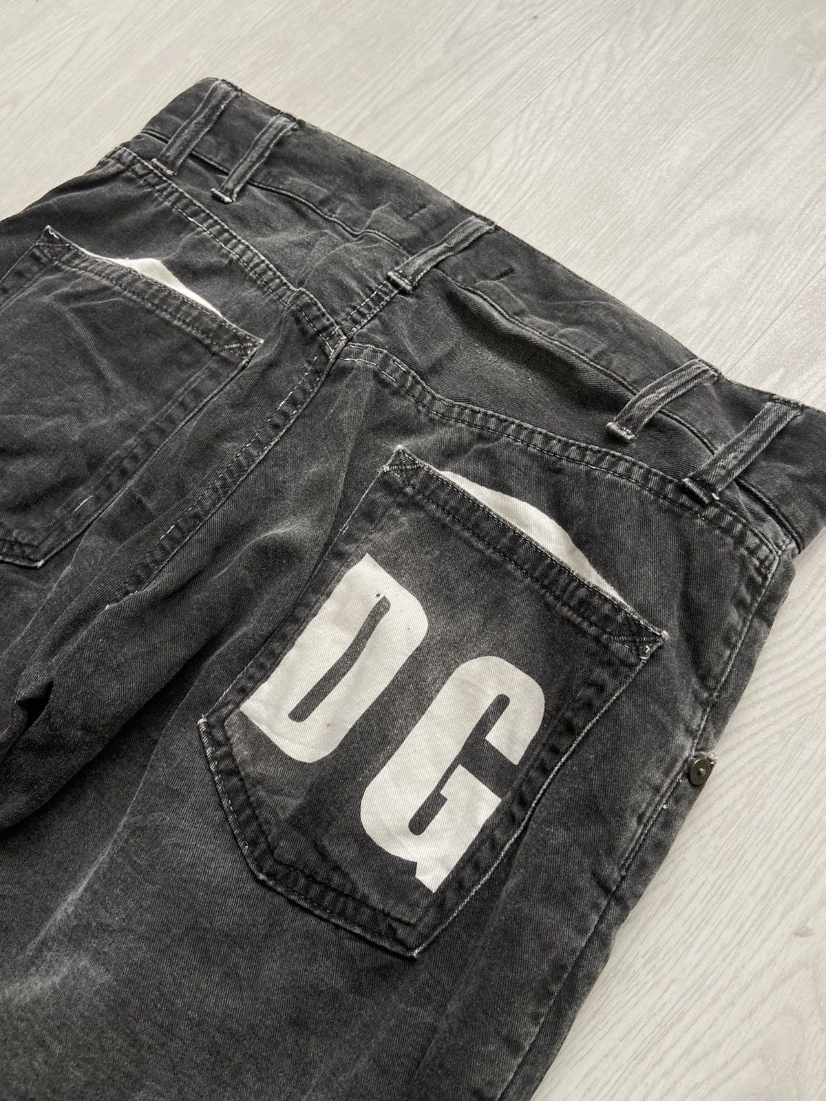Dolce & Gabbana Vintage Dolce & Gabbana Artisan Denim Flare Pants Size US 34 / EU 50 - 7 Thumbnail