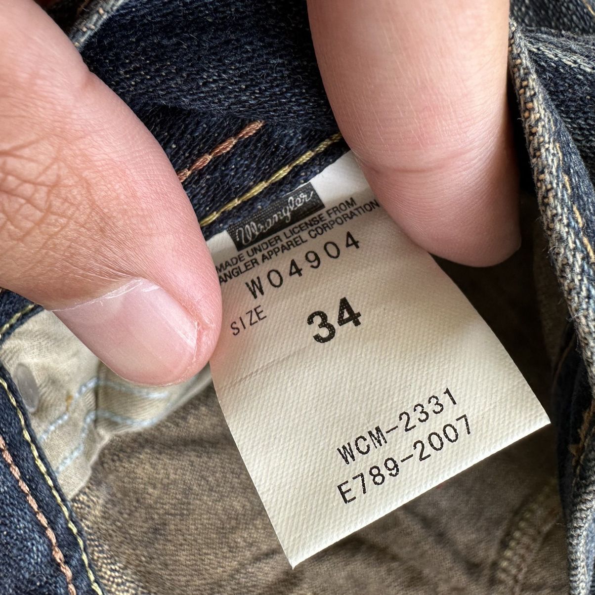 Japanese Brand Vintage Wrangler Distressed Denim Jean Pant W36 Size US 36 / EU 52 - 6 Thumbnail