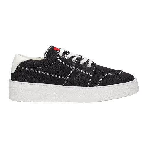 image of Ami Ob1O1E0224 Sneakers In Black / White in Black/White, Men's (Size 9)