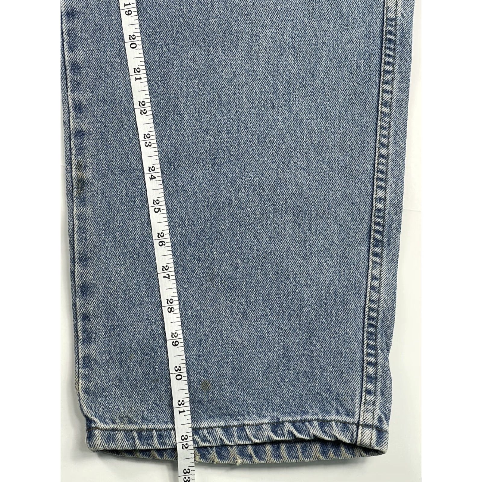 Harley Davidson VINTAGE Harley-Davidson Jeans Denim Mens 40x30 Blue Light Wash 90s Bootcut Regular Inseam 30 Men’s Size US 40 / EU 56 - 7 Thumbnail