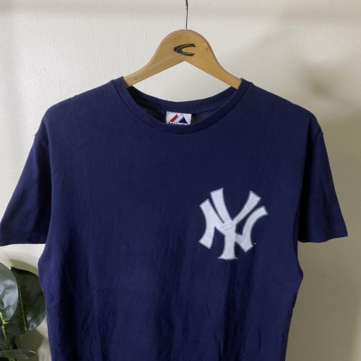 MLB Y2K Majestic NY Yankees Tanaka Nameset MLB Baseball Tshirt Size US M / EU 48-50 / 2 - 7 Thumbnail