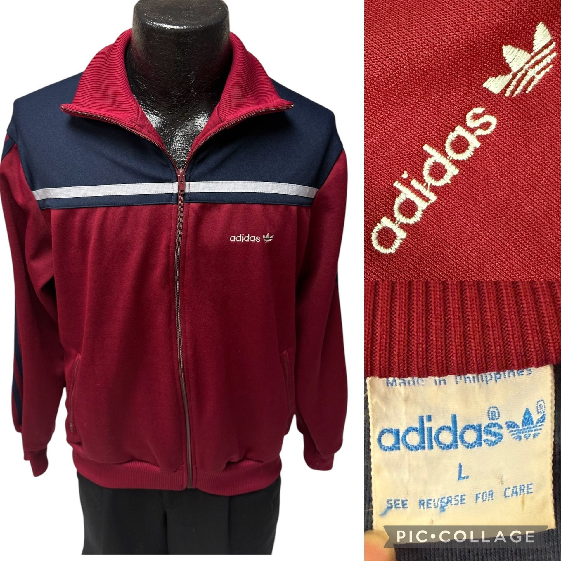 Adidas Vtg Adidas Colorblock TRIFOLD LOGO Streetwear Windbreaker Size US L / EU 52-54 / 3 - 1 Thumbnail
