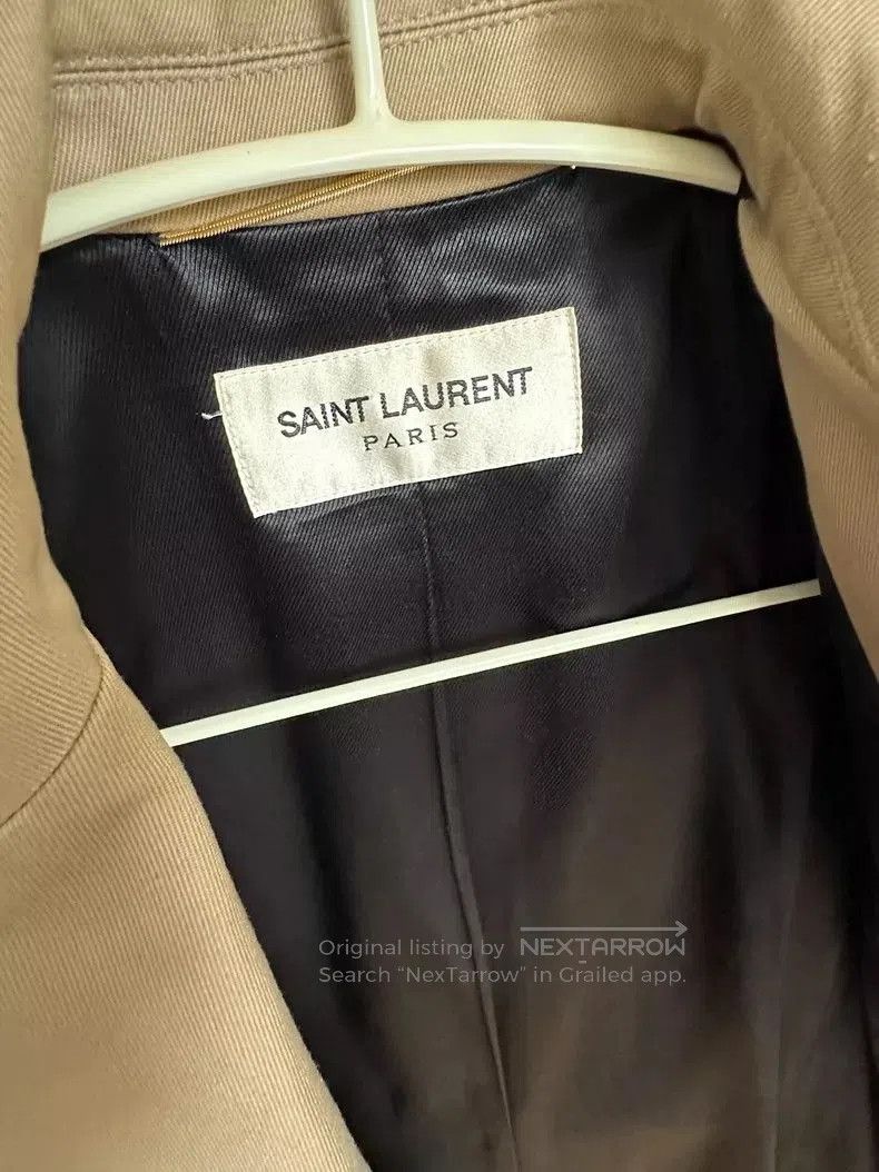 Saint Laurent Paris Saint Laurent Double-Breasted Trench Coat. Size US S / EU 44-46 / 1 - 2 Thumbnail