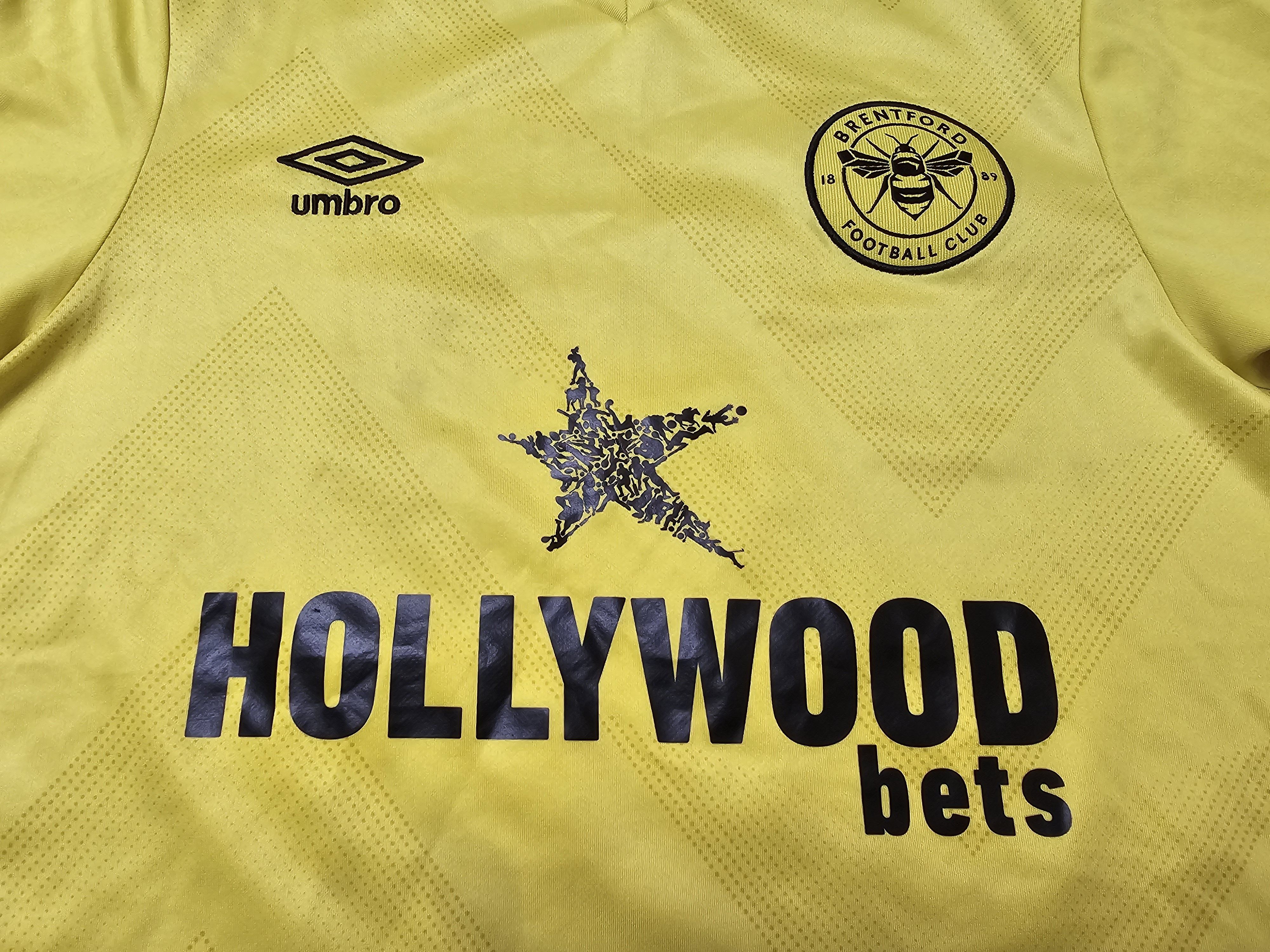 Umbro BRENTFORD 2021 2022 ERIKSEN AWAY FOOTBALL SOCCER JERSEY Size US M / EU 48-50 / 2 - 3 Thumbnail