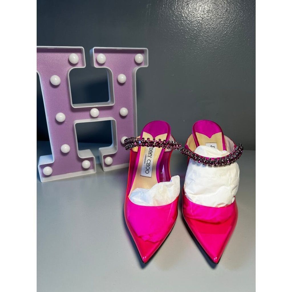 Jimmy Choo Jimmy Choo Bing PVC mules EU 36.5 Size US 6.5 / IT 36.5 - 1 Thumbnail