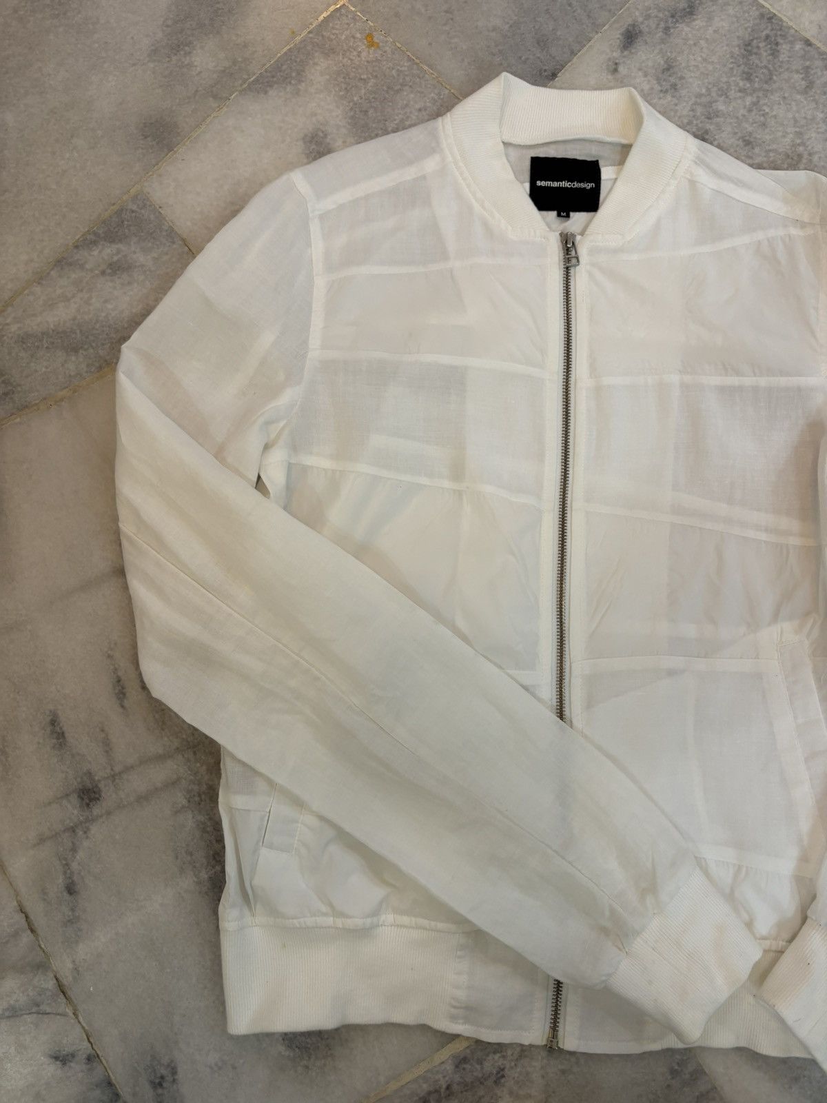 Japanese Brand 2000s Semantic design Bomber Jacket Size US M / EU 48-50 / 2 - 10 Thumbnail