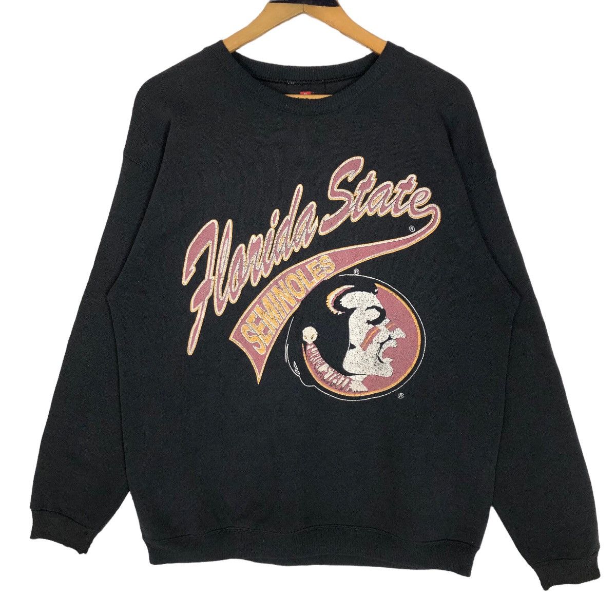 NCAA Vintage 90s Florida State University Seminoles Sweatshirt Size US L / EU 52-54 / 3 - 1 Thumbnail