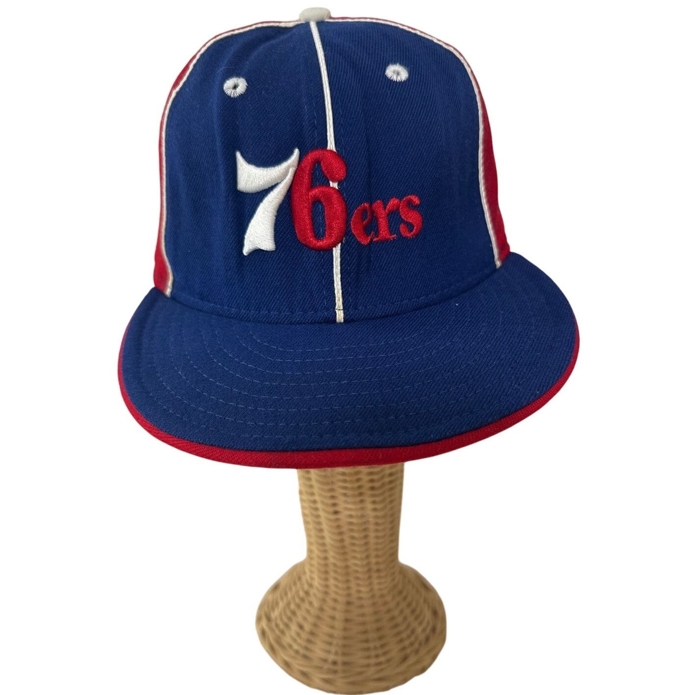 New Era New Era 59 Fifty NBA Hat 76ers Cap Size 7.5 Fitted Pinwheel Size ONE SIZE - 1 Thumbnail