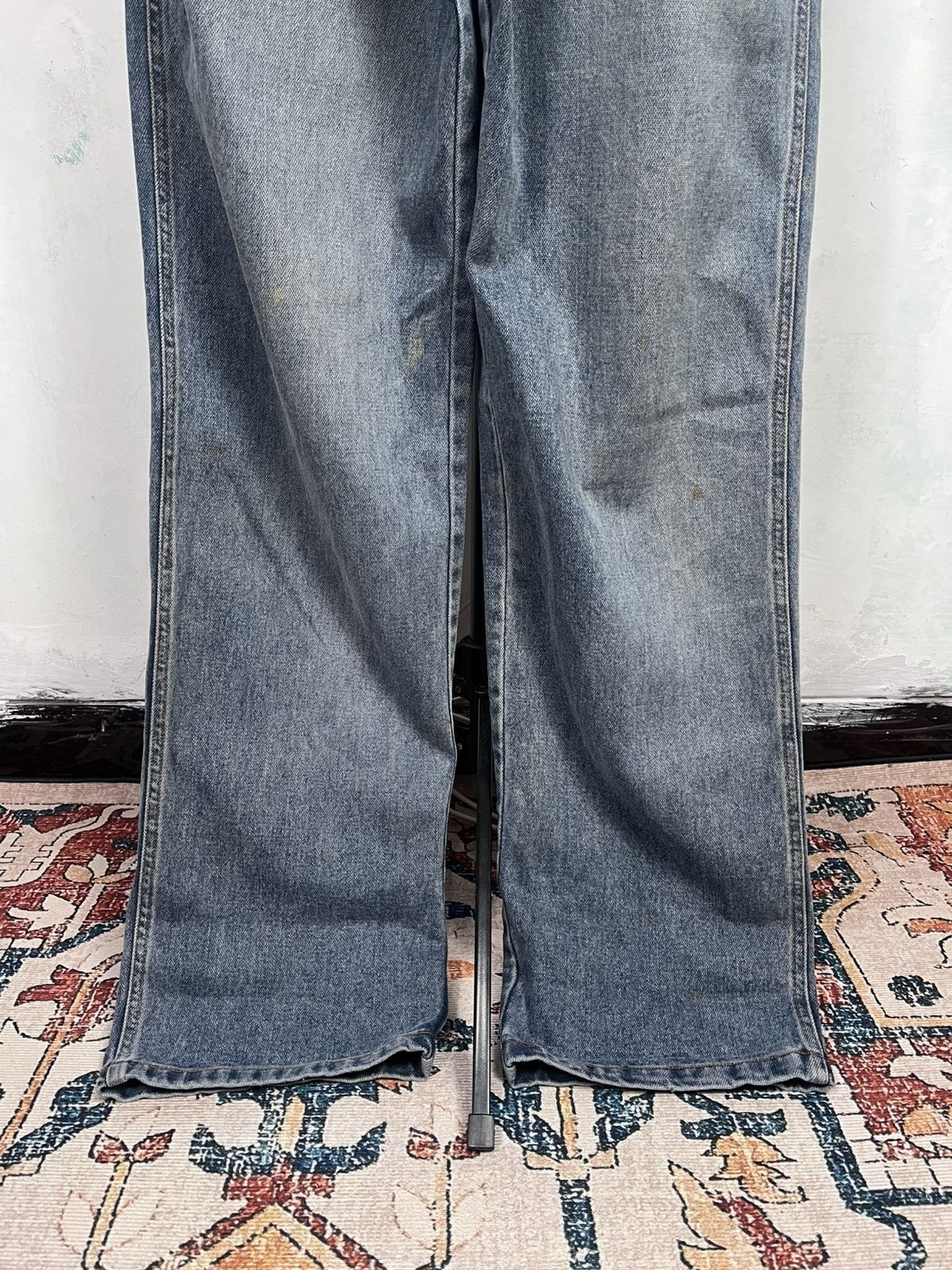 Marithe + Francois Girbaud Vtg Marithe Francois Girbaud Overall Denim Size US 33 - 5 Thumbnail