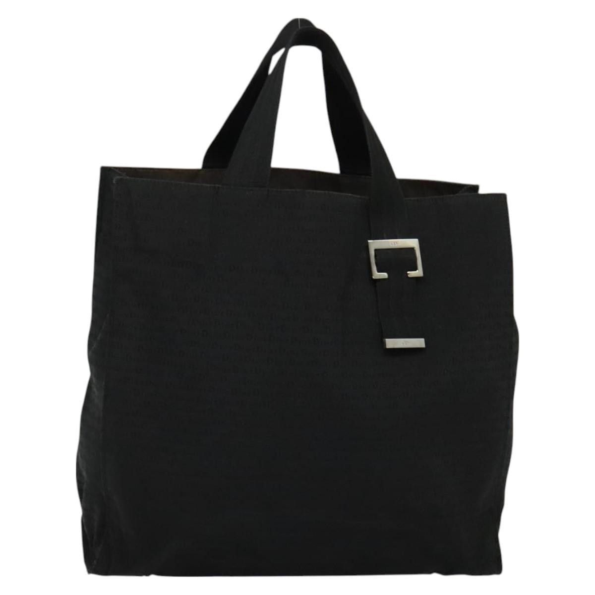 Dior DIOR Hand Bag Canvas Black Silver Size ONE SIZE - 2 Thumbnail