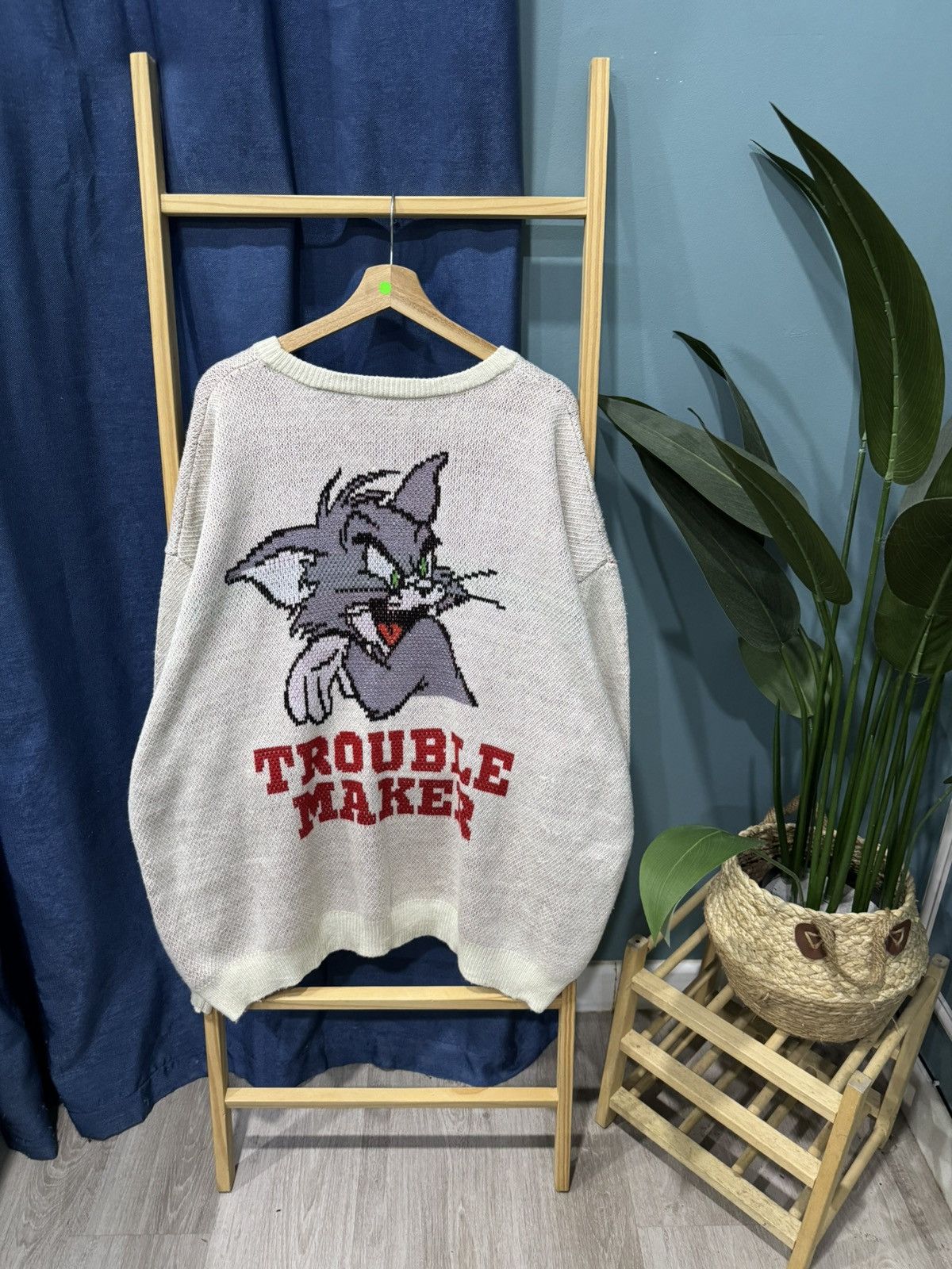 Cartoon Network Sequenz by B One Soul Tom and Jerry Baggy Style Sweater Size US L / EU 52-54 / 3 - 1 Thumbnail