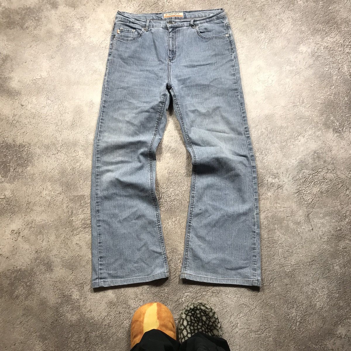 Vintage Vintage 90s Faded Distressed Baggy Jeans Grunge Skate 32 Size 32" / US 10 / IT 46 - 2 Thumbnail