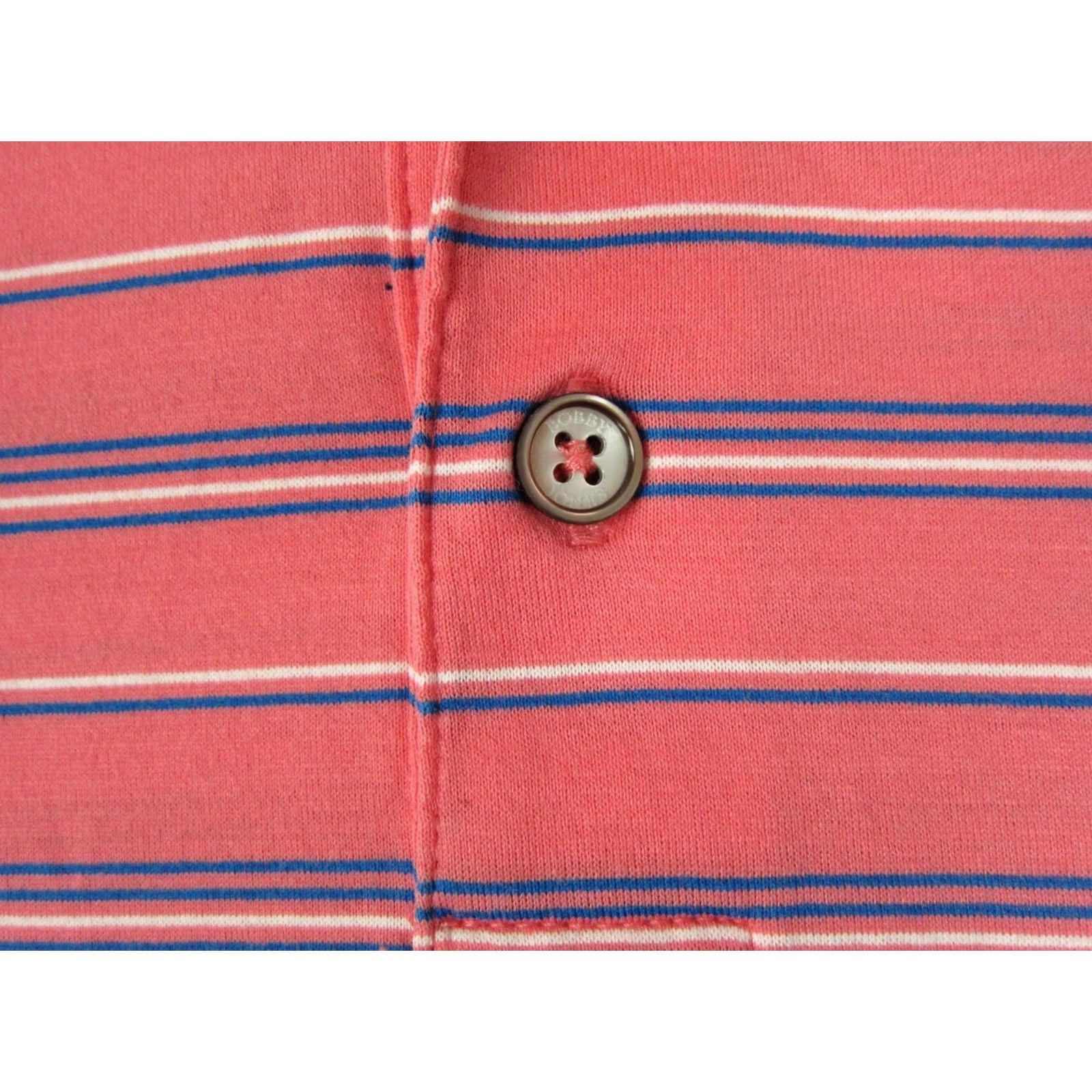 Vintage VINTAGE Bobby Jones Polo Shirt Mens XL Pink Striped Golf Cotton Size US XL / EU 56 / 4 - 6 Thumbnail