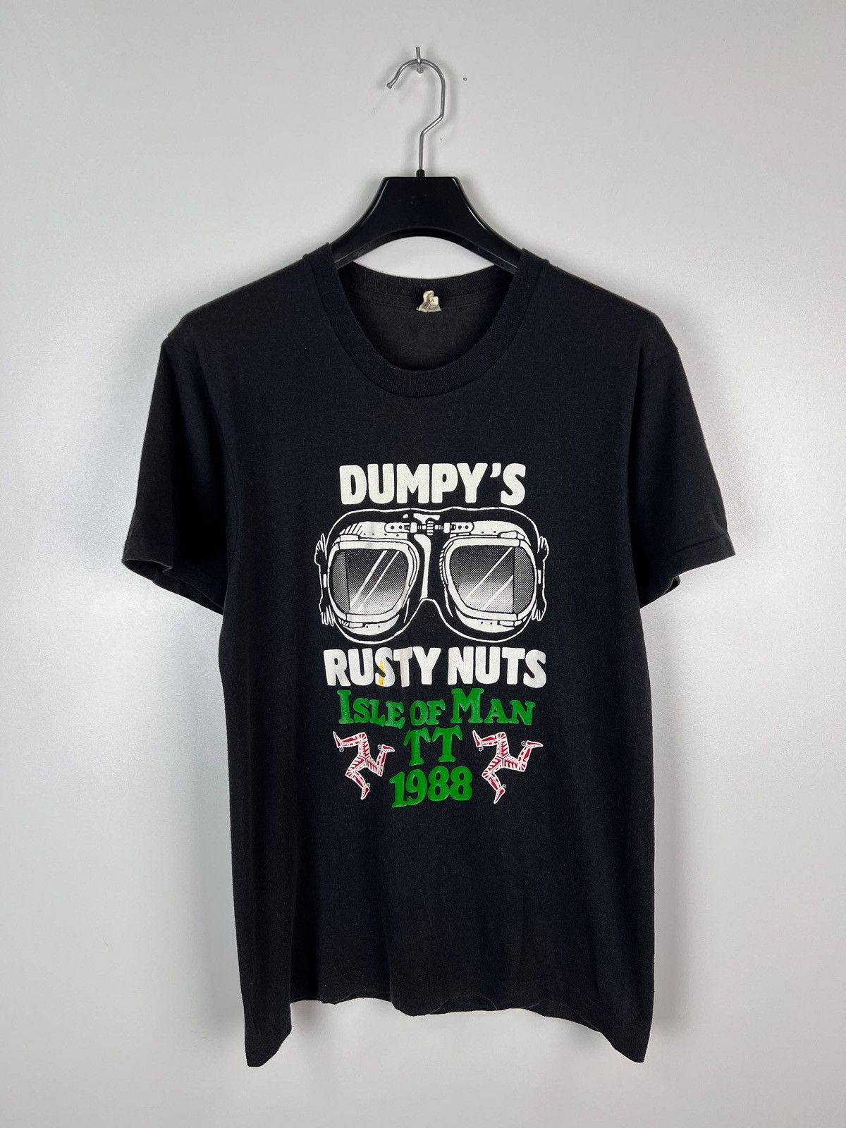 Dumpy’s rusty nuts Isle of Man tt 1988 band vintage size M