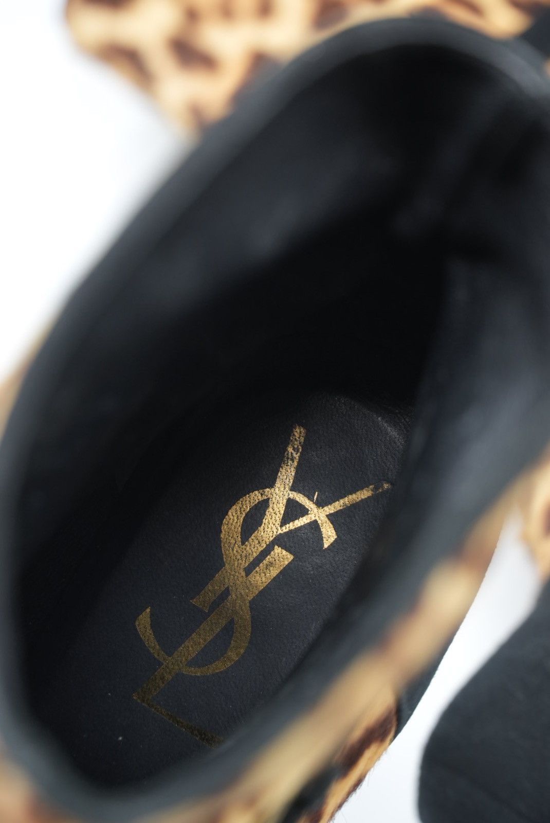 Saint Laurent Paris Yves Saint Laurent Stiletto-Heeled Leopard Boots Size US 6.5 / IT 36.5 - 8 Thumbnail