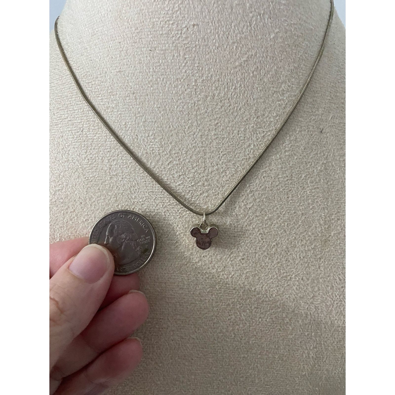 Disney Mickey Mouse pendant necklace Size ONE SIZE - 2 Thumbnail