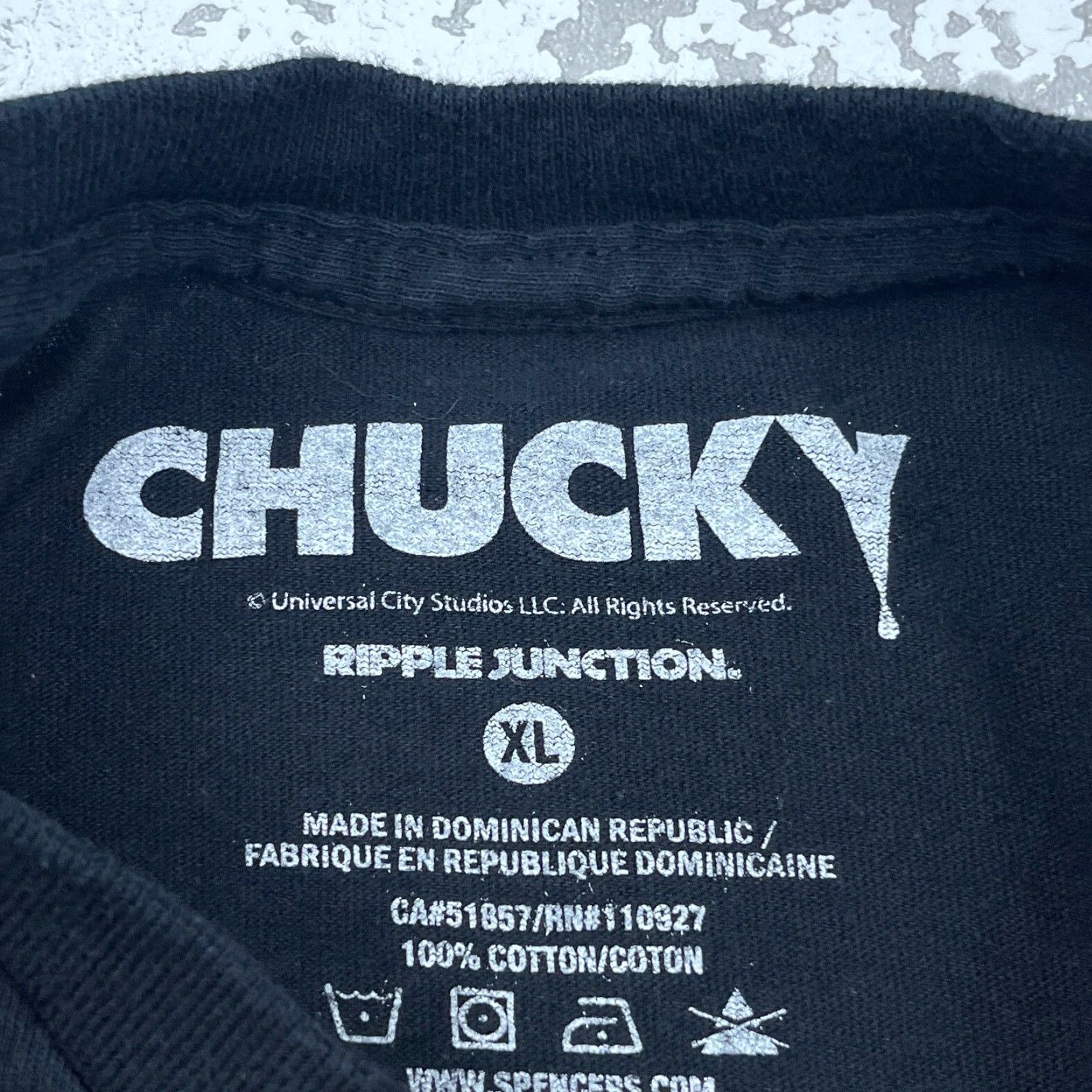 Ripple Junction Bride Of Chucky Shirt Men XL Black Tee Horror Retro Graphic Print Logo Ripple Junction T-Shirt Halloween Movie Punk Goth Size US XL / EU 56 / 4 - 3 Thumbnail