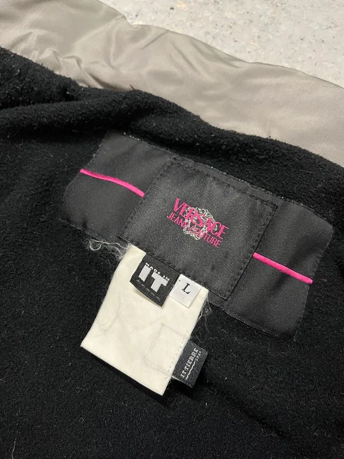 Versace 2000s Versace Grey Multi Zips Bomber Jacket Size US M / EU 48-50 / 2 - 10 Thumbnail