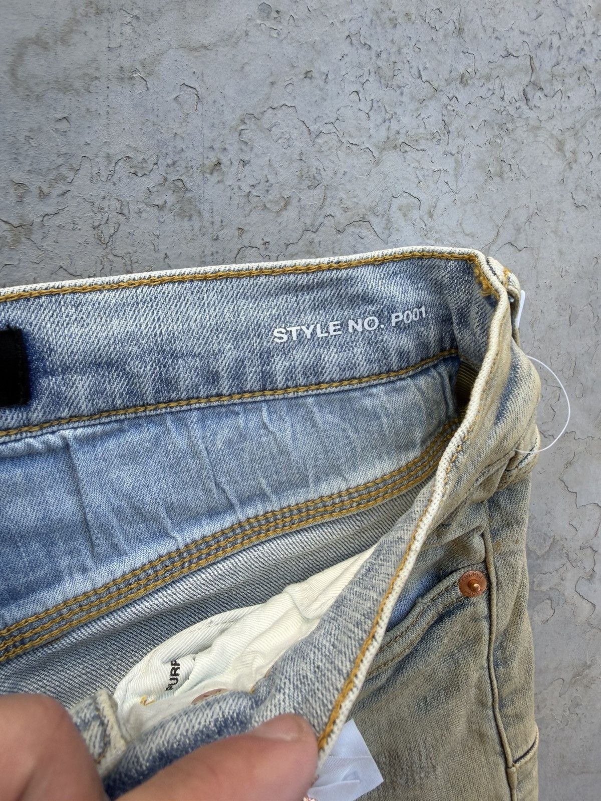 Purple Brand Purple Brand P001 Superlight Oil Repair Jeans Light 28 Waist Size US 28 / EU 44 - 6 Thumbnail